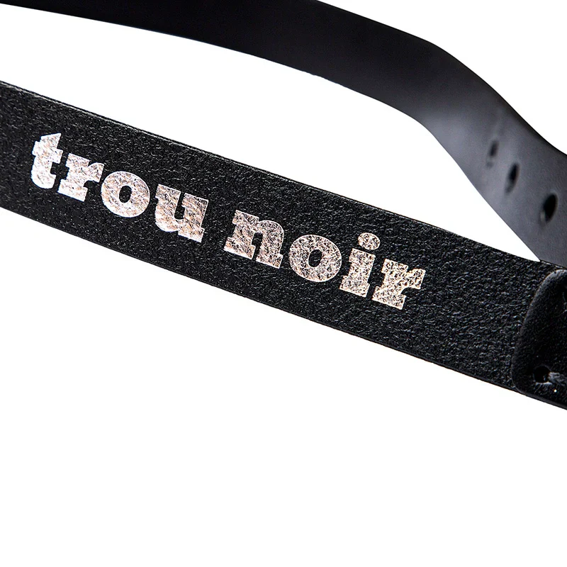 Black Leather Belt - Image 4