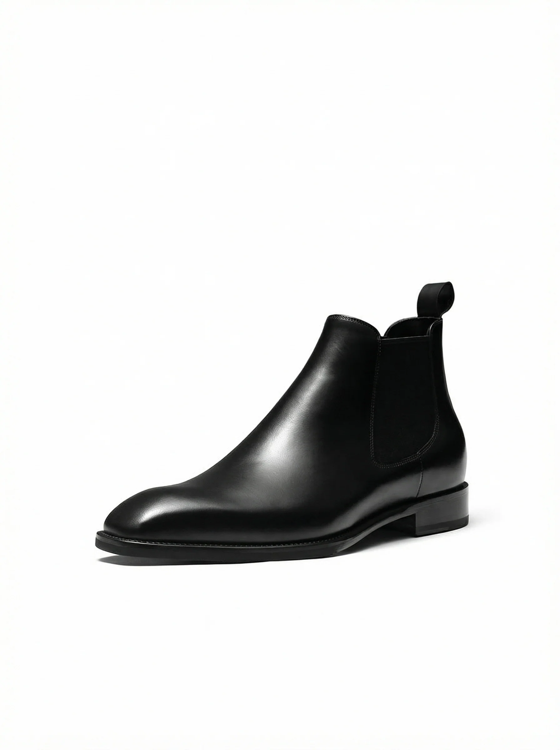 Black Leather Chelsea Boots - Image 10