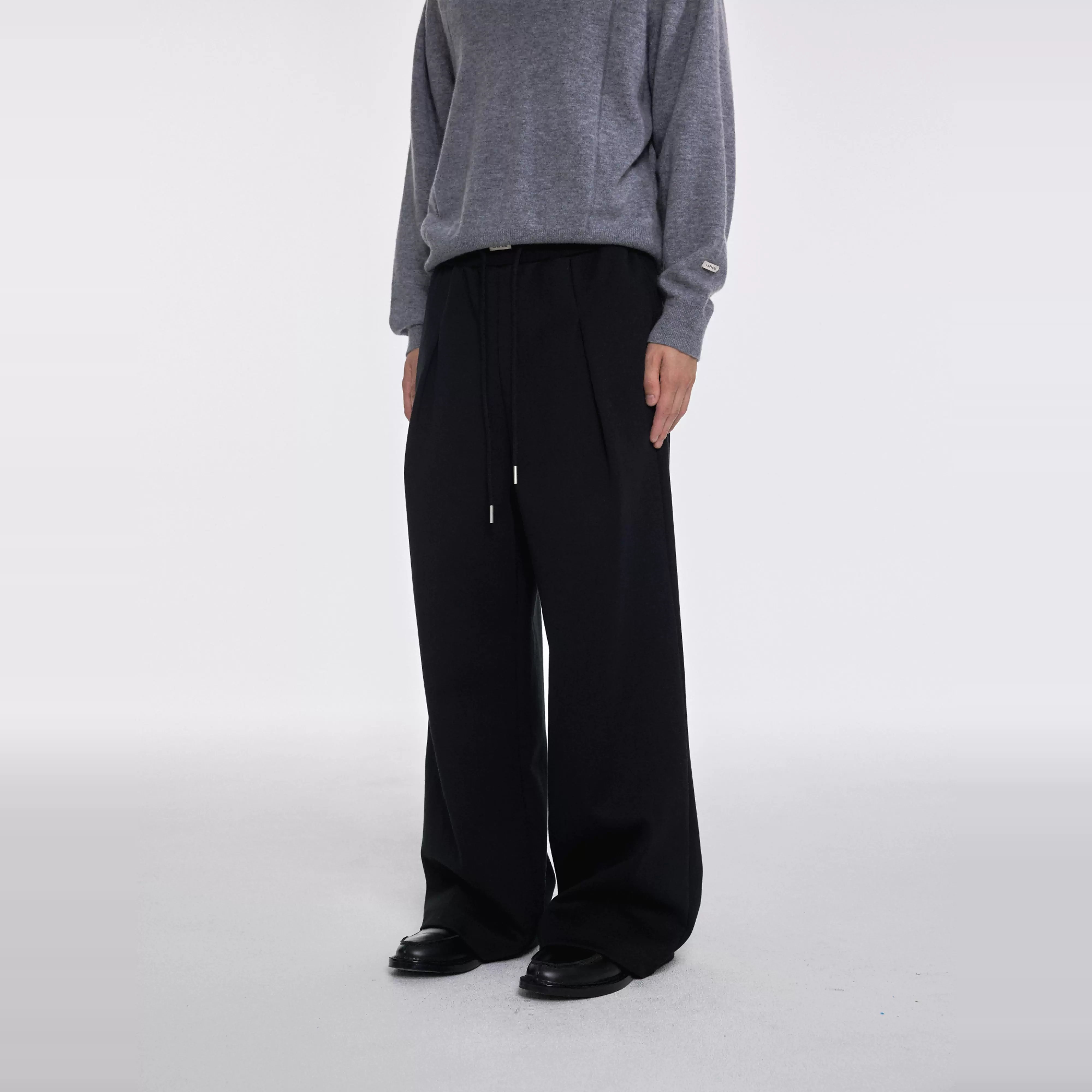 Black Logo Sweatpants - Image 5