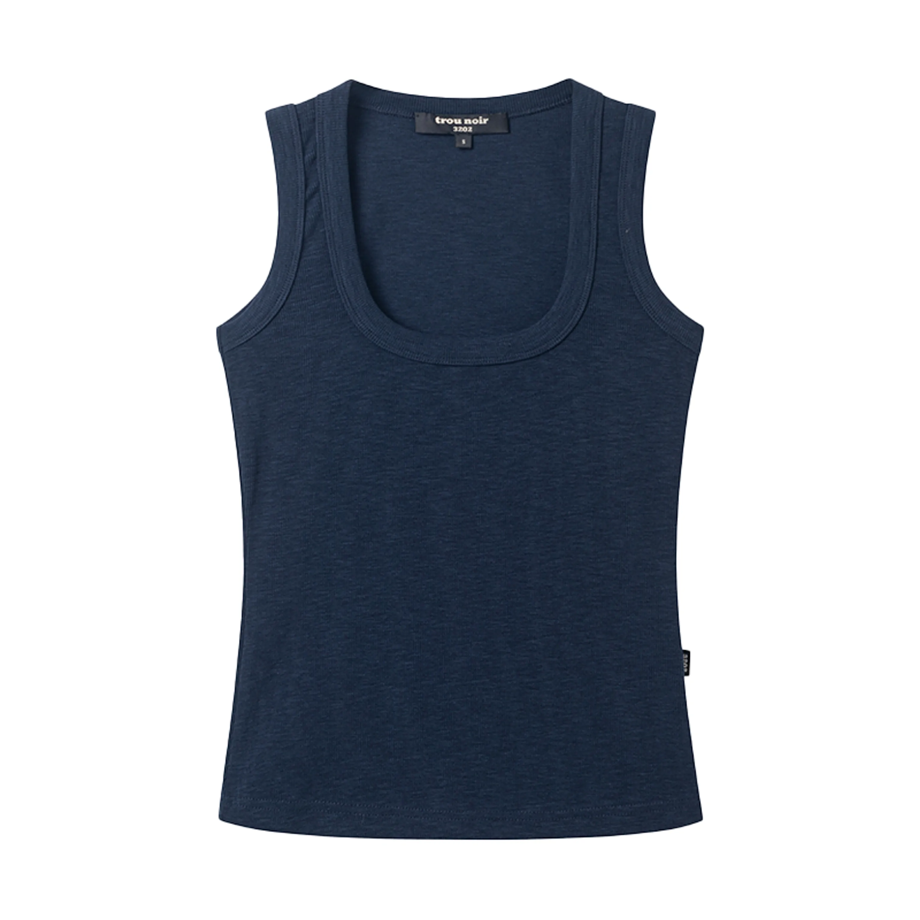 Black Scoop Neck Tank Top - Image 8