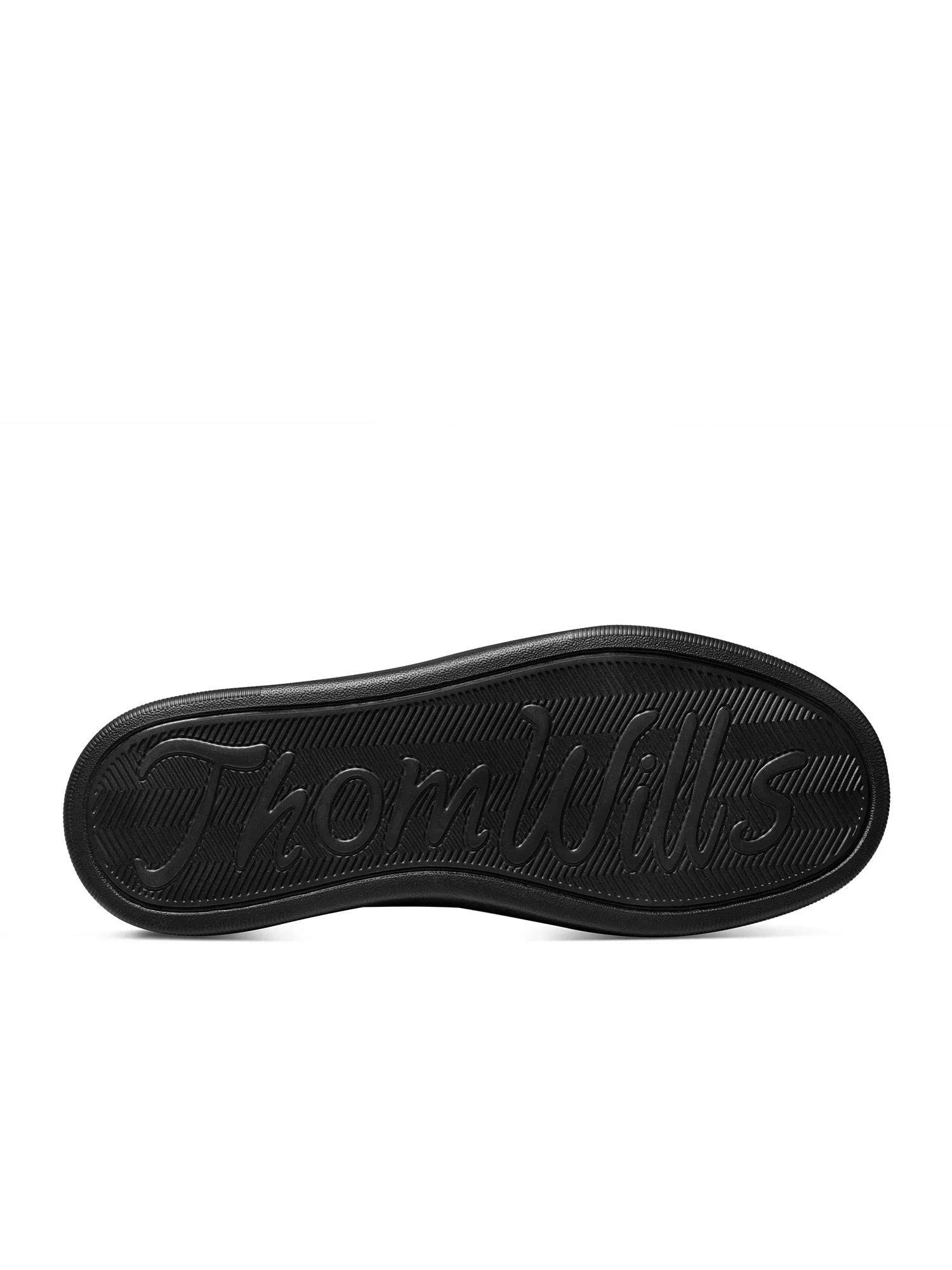 Black Silver-Tab Platform Sneaker - Image 3