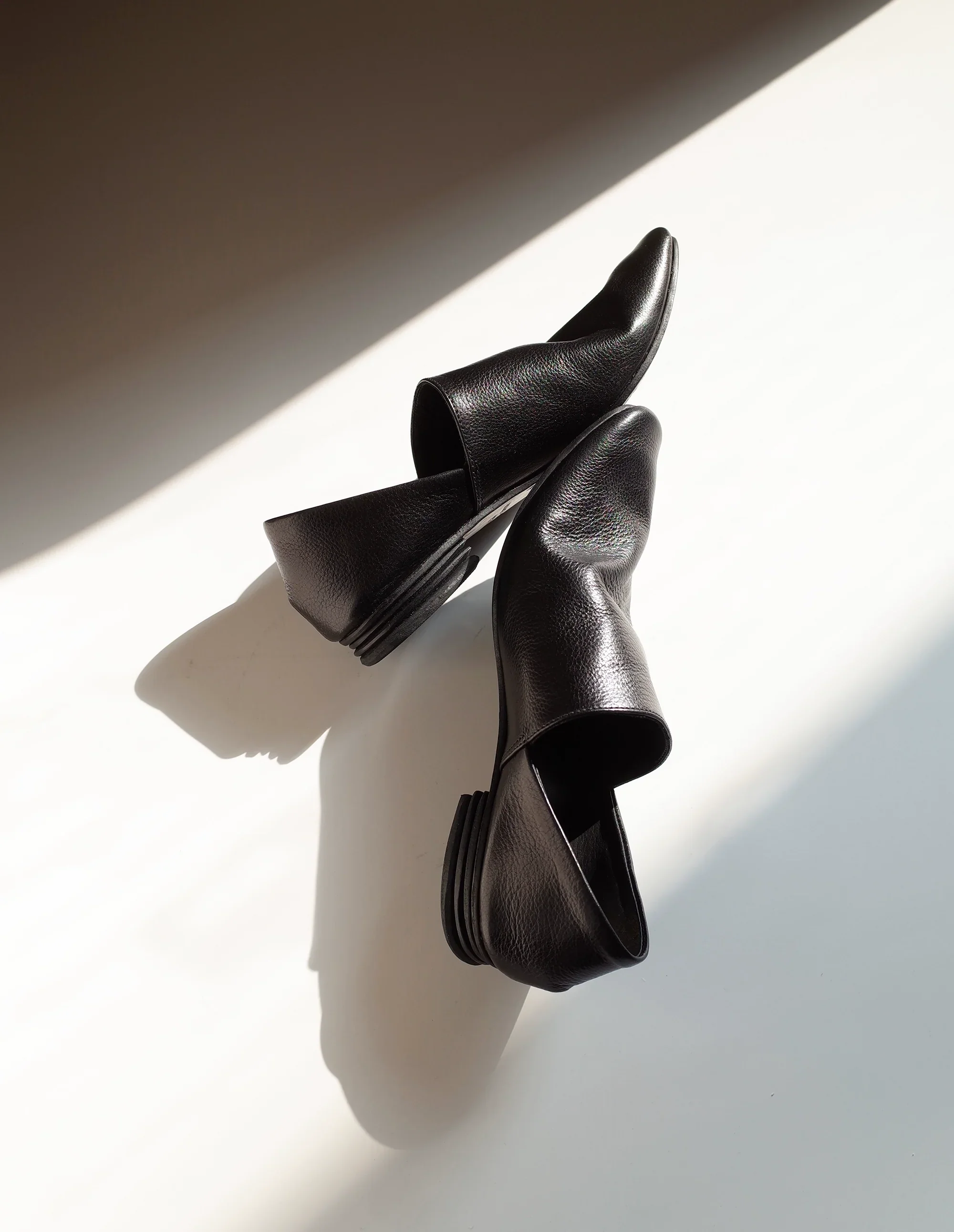 Black Slip-On Shoes - Image 4