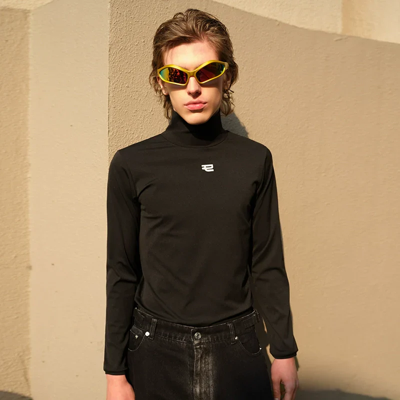 Black Turtleneck Top - Image 5
