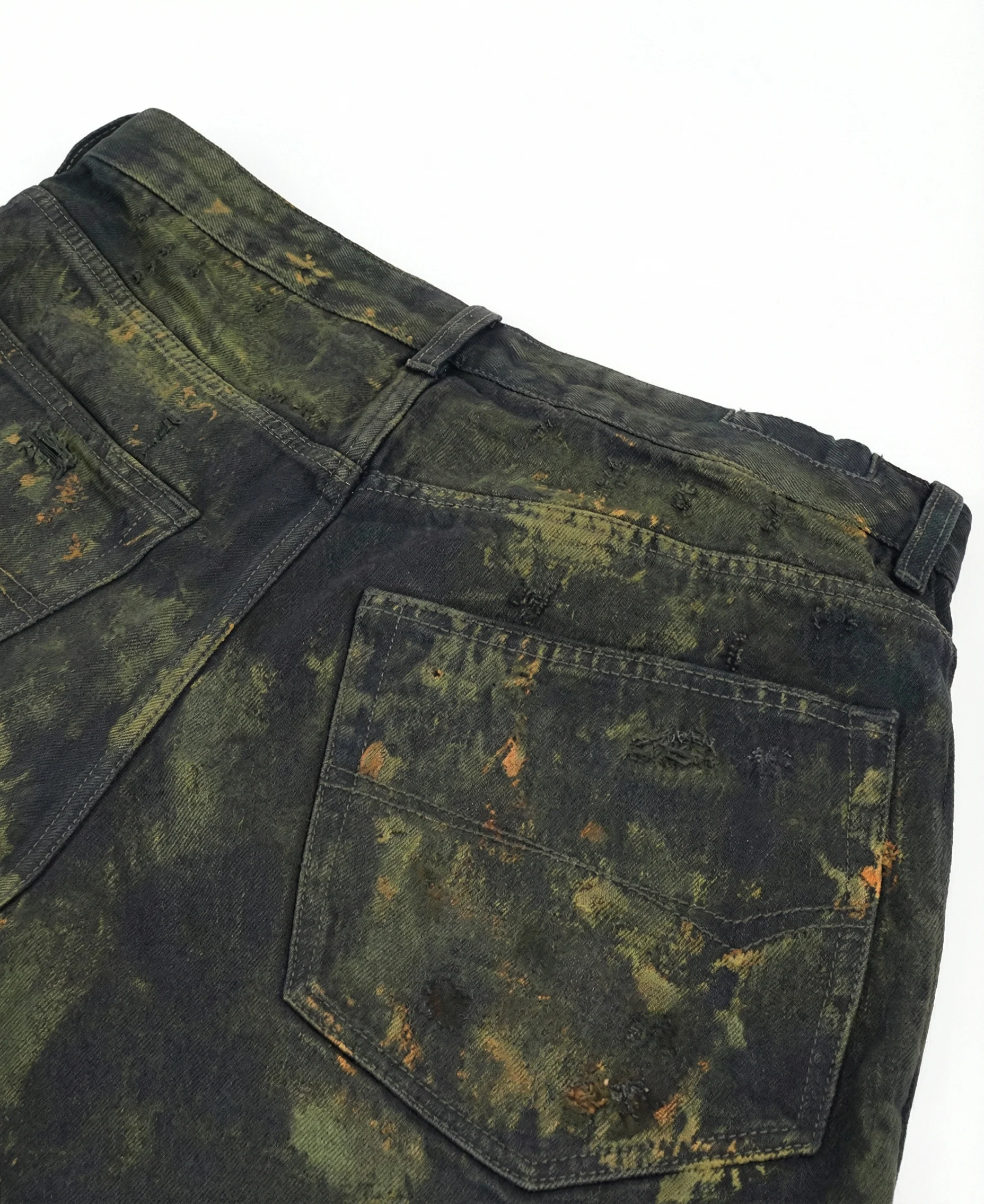 Bleach-Splatter Wide-Leg Jeans - Image 4
