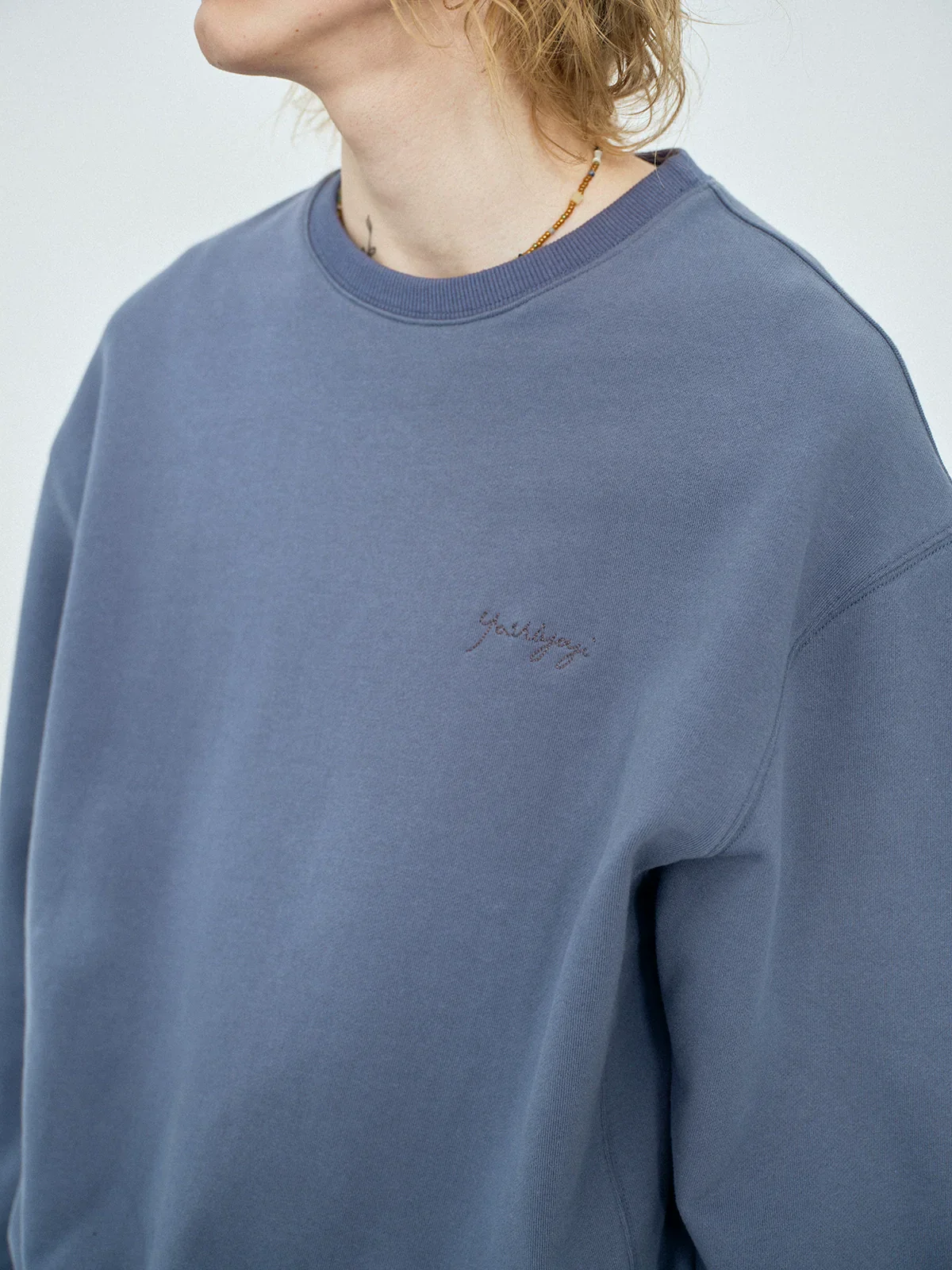 Blue Crewneck Sweatshirt - Image 3