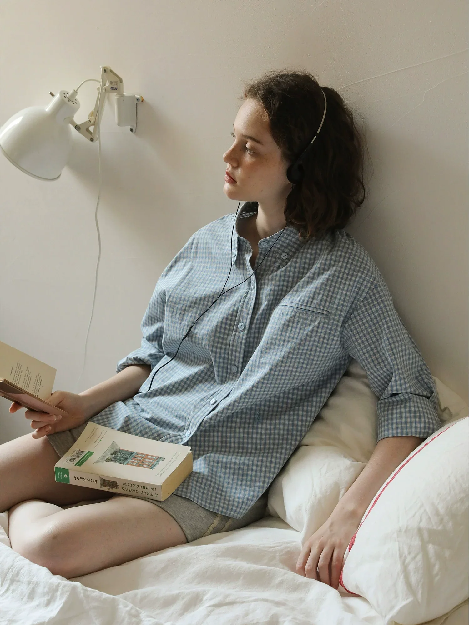 Blue Gingham Oversized Shirt - Image 2