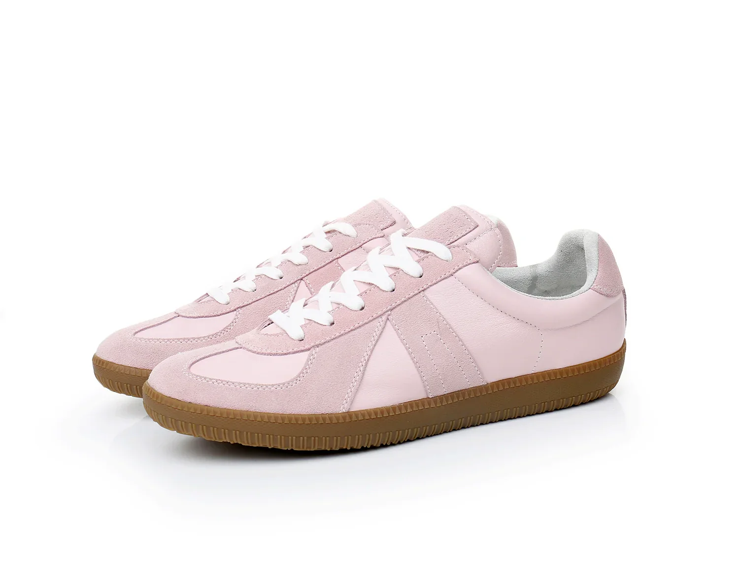 Blush Pink German Trainer Sneakers - Image 5