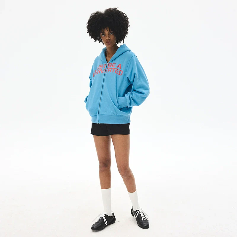 Bold Statement Zip-up Hoodie - Image 3