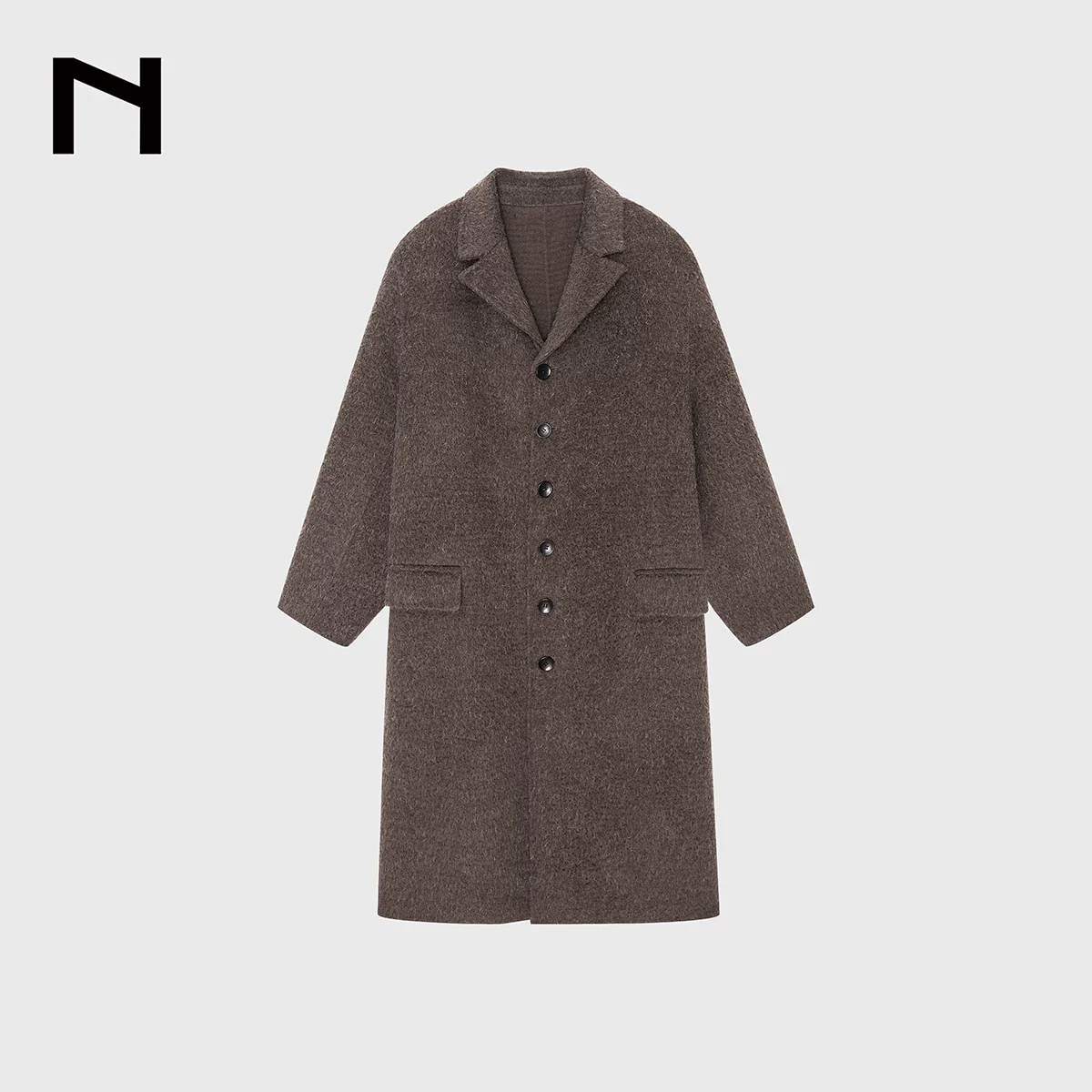 Bouclé Alpaca Blend Overcoat - Image 6