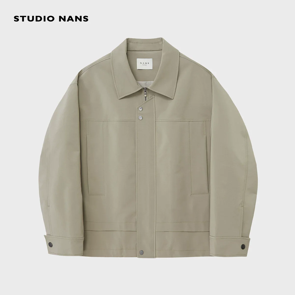 Boxy Double-Placket Jacket - Image 6