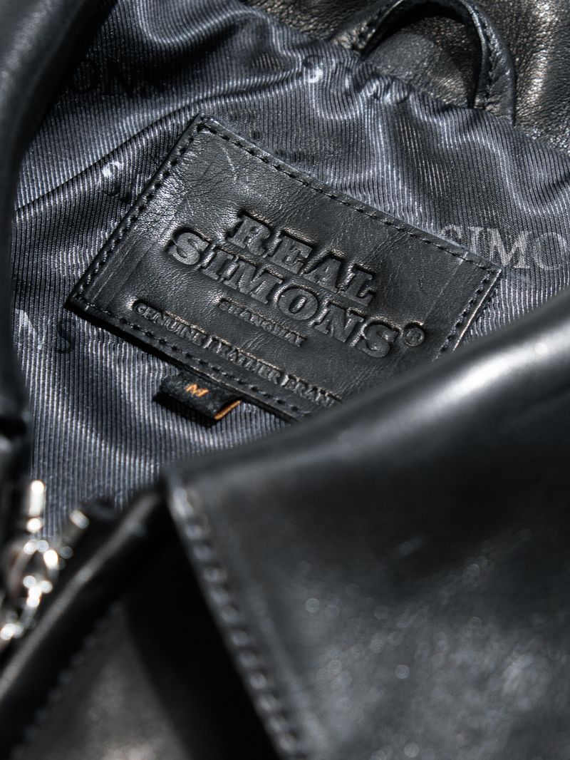 Boxy Leather Zip Jacket - Image 4