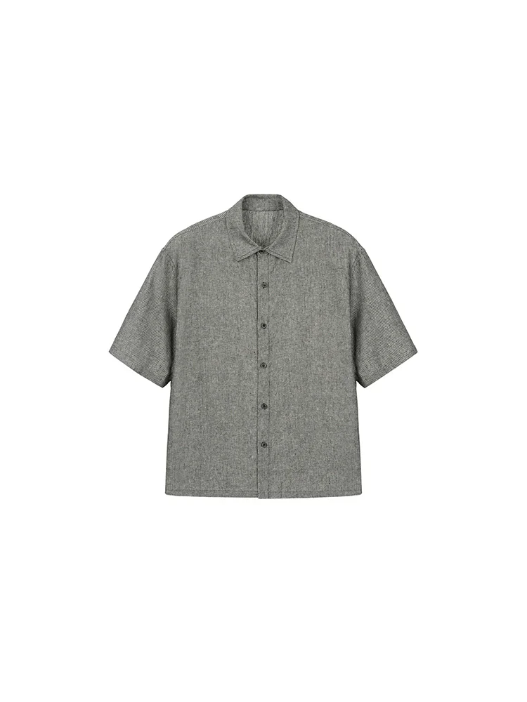 Boxy Linen-Blend Short-Sleeve Shirt - Image 2