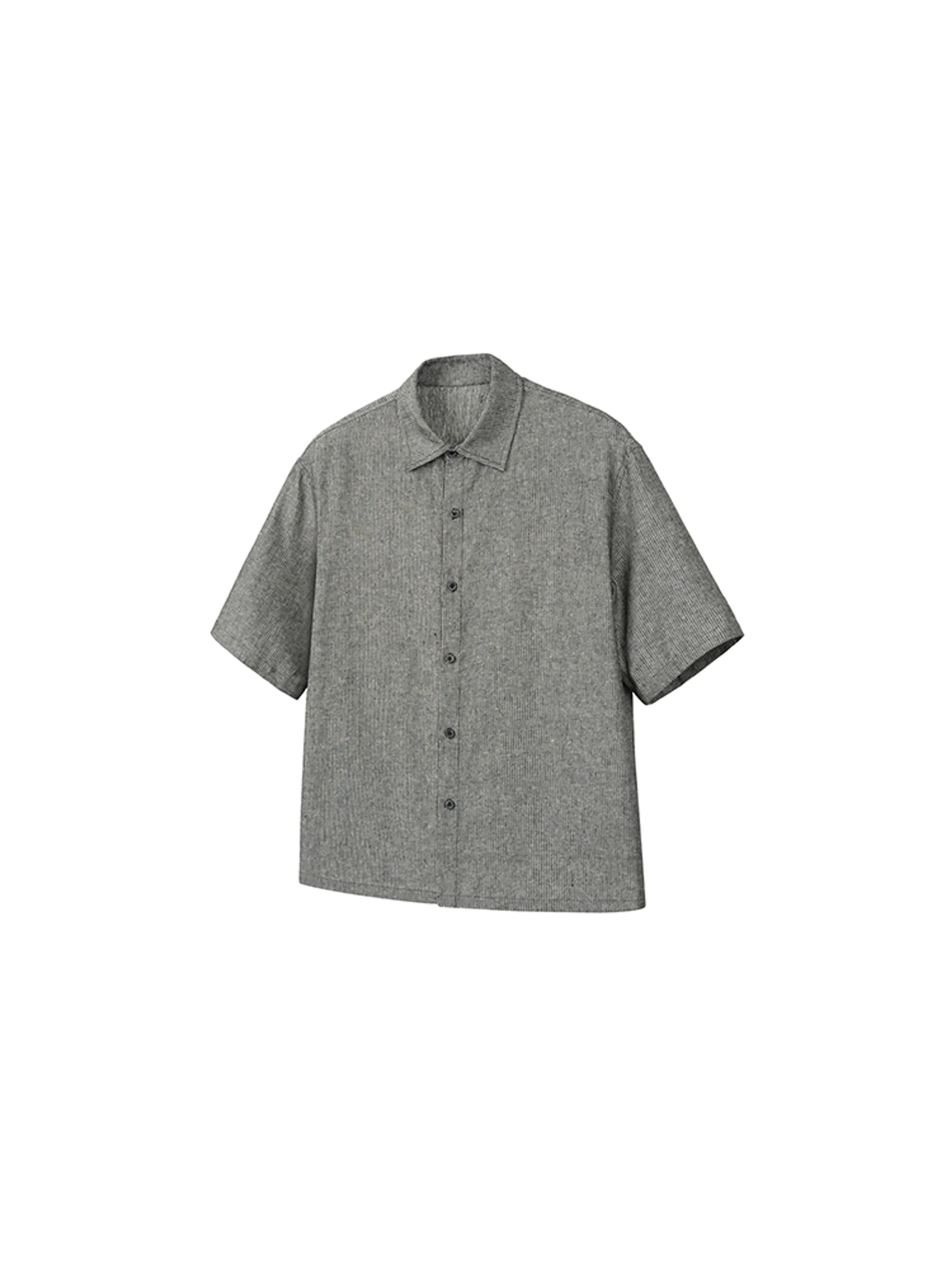 Boxy Linen-Blend Short-Sleeve Shirt - Image 6