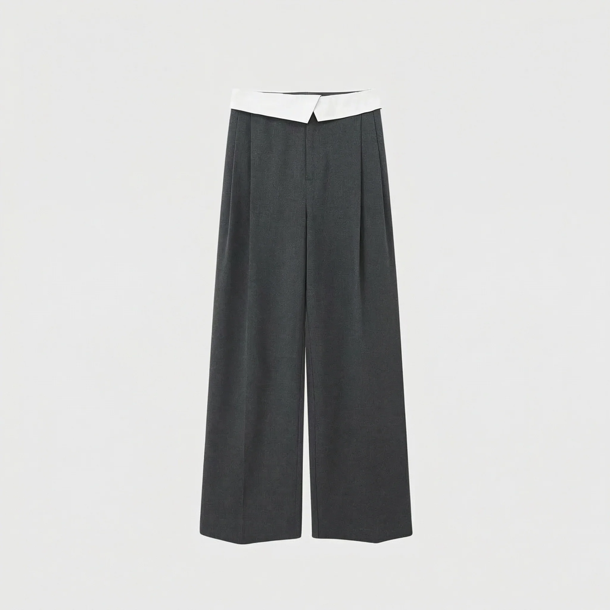 Boxy Pleated Skirt and Oversized Blazer Ensemble - Image 9