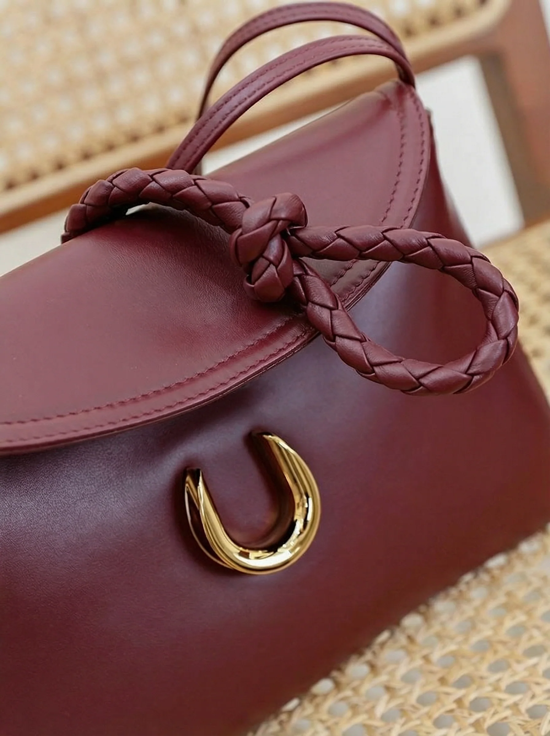 Braided Calfskin Flap Bag - Image 3