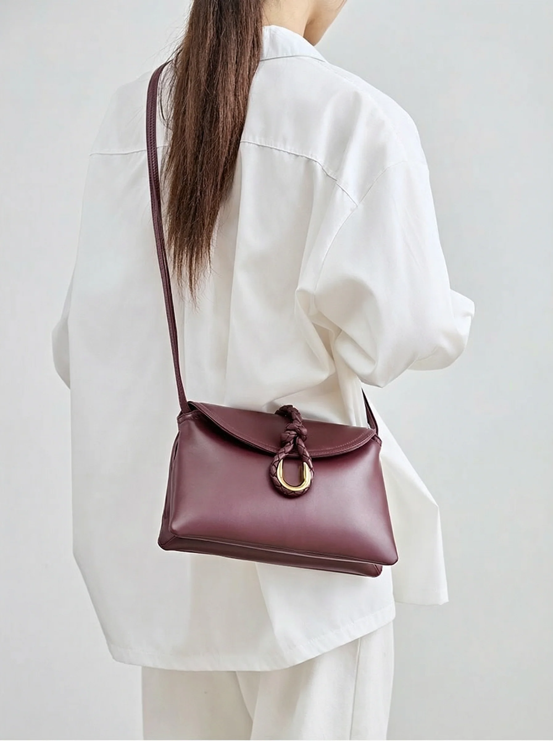 Braided Calfskin Flap Bag - Image 6