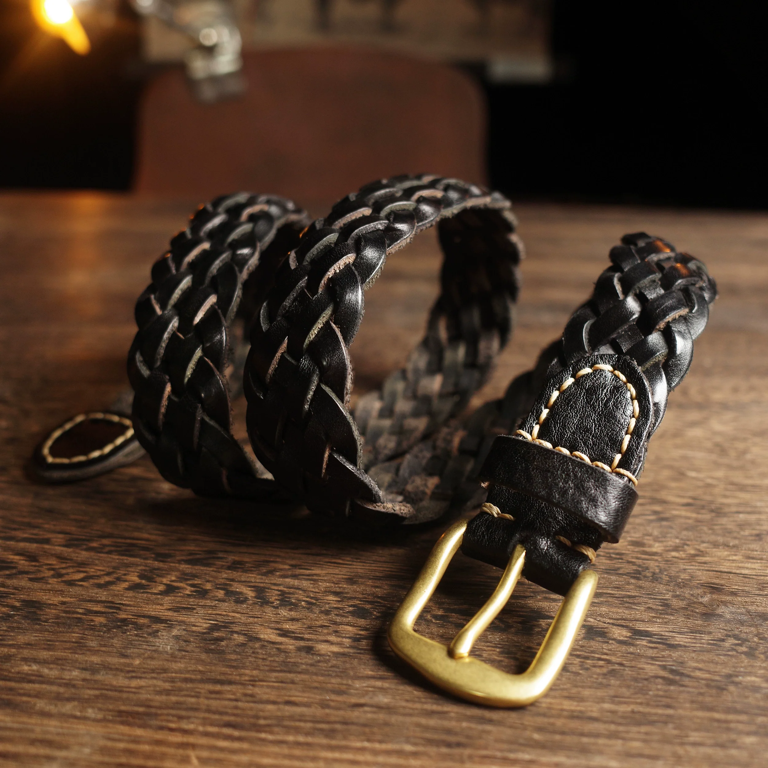 Braided Cowhide Belt - Image 11