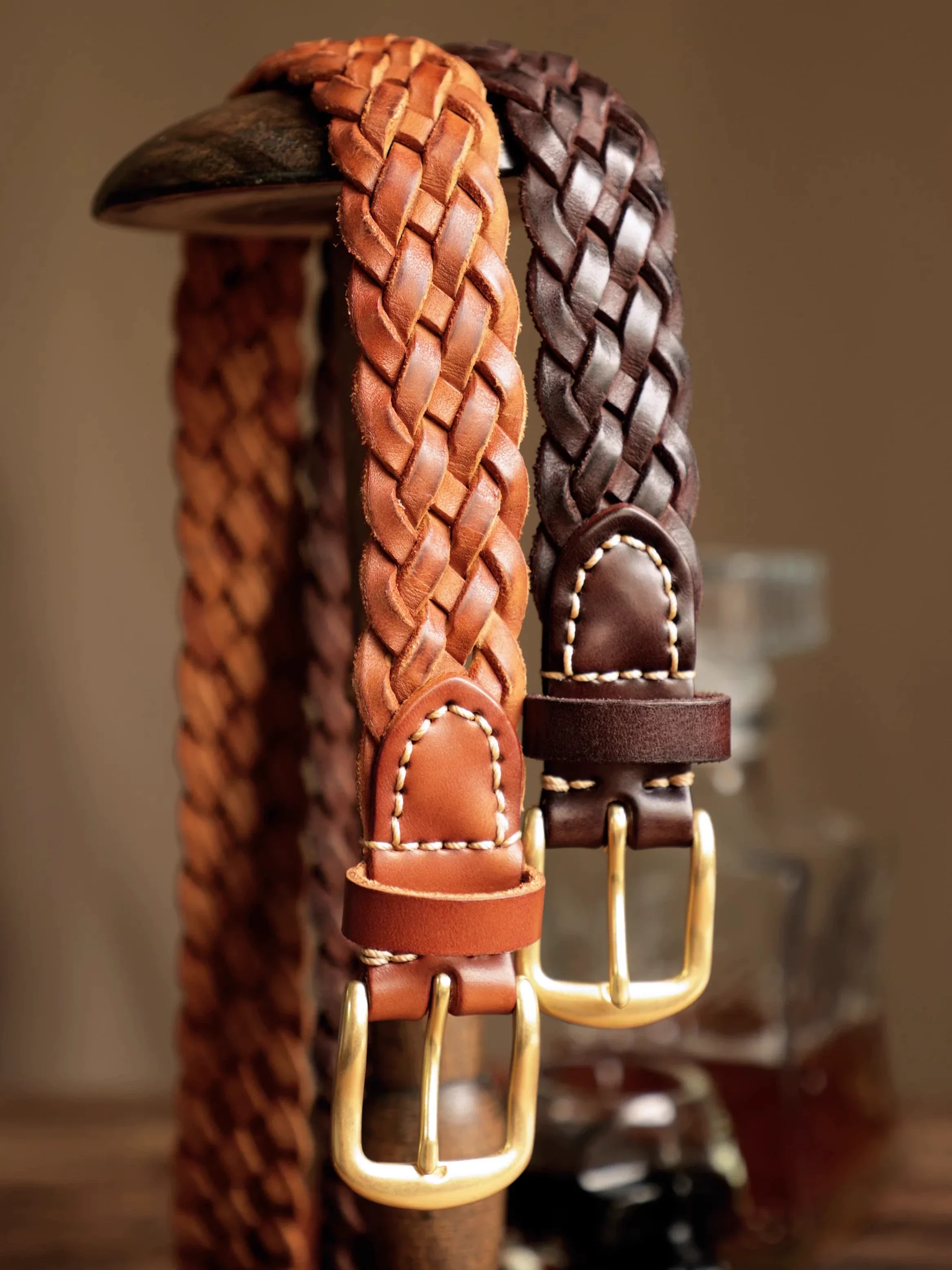 Braided Cowhide Belt - Image 4