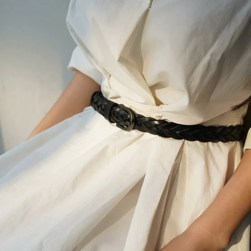Braided Cowhide Belt - Image 2