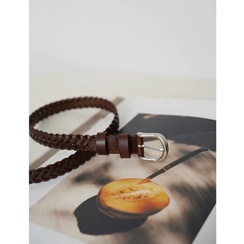 Braided Cowhide Belt - Image 4
