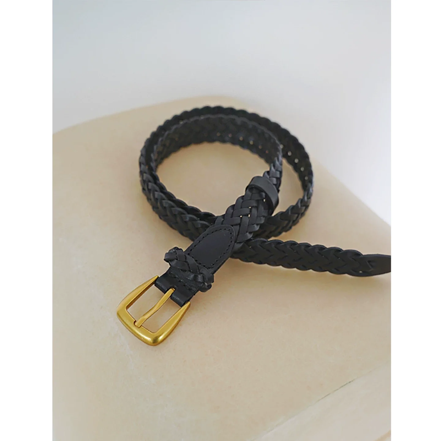 Braided Cowhide Belt - Image 8