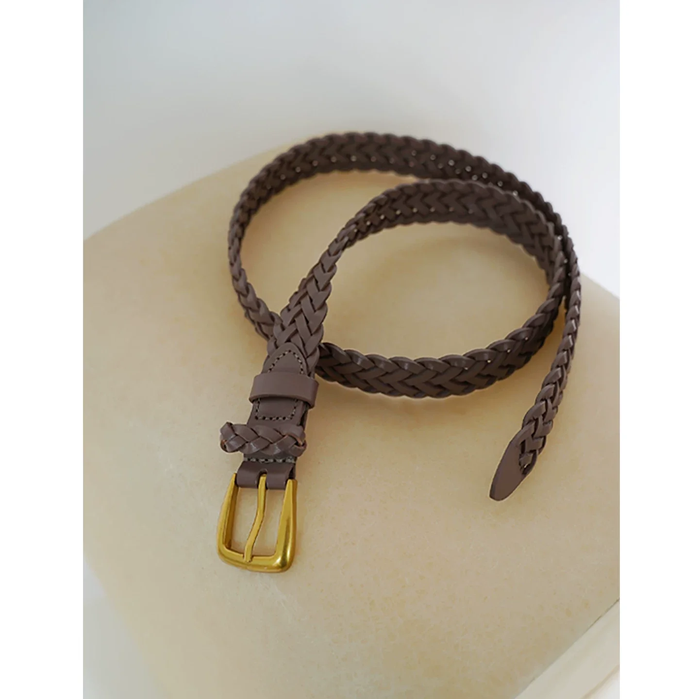 Braided Cowhide Belt - Image 9