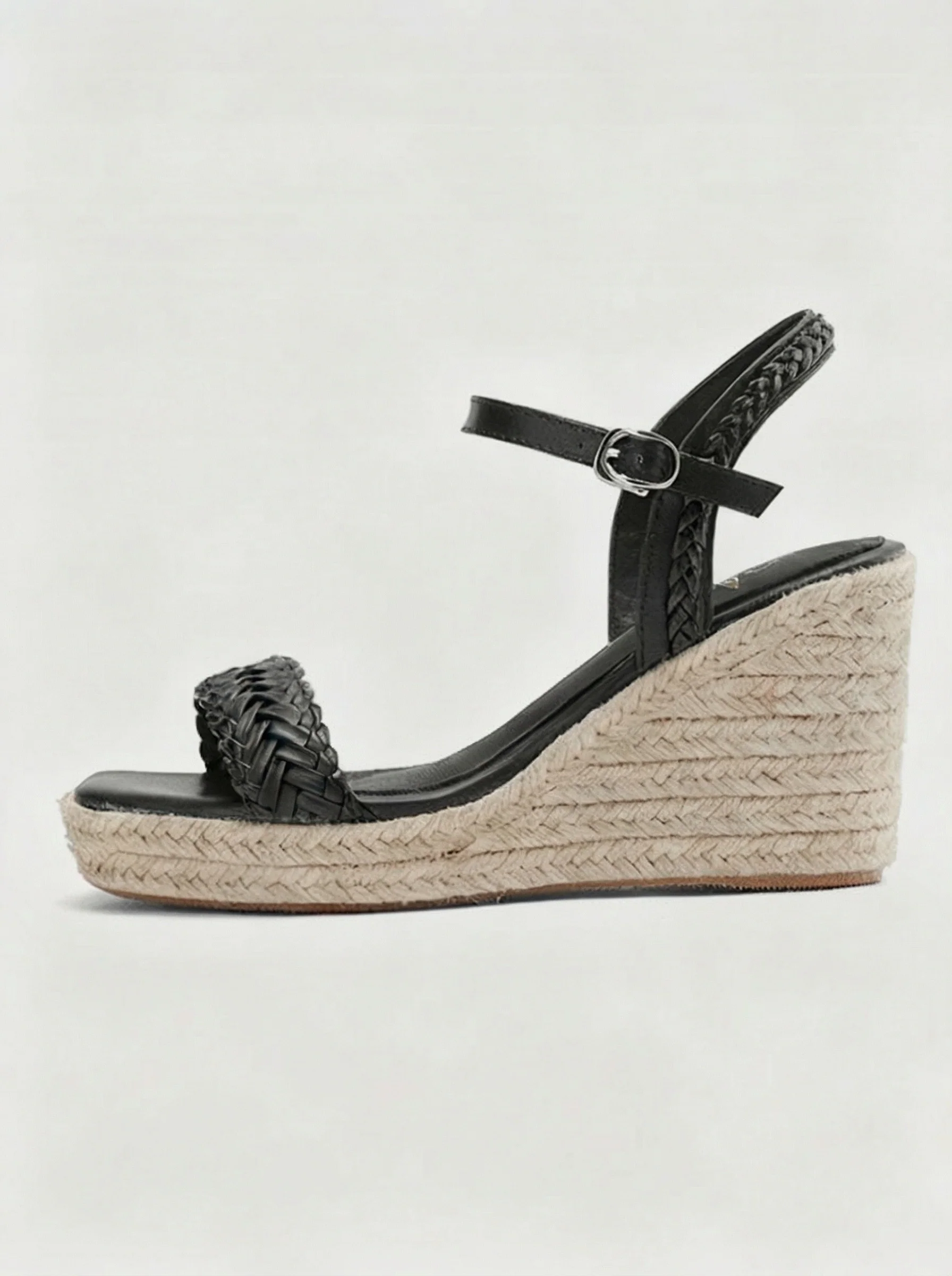 Braided Espadrille Wedge Sandals - Image 7