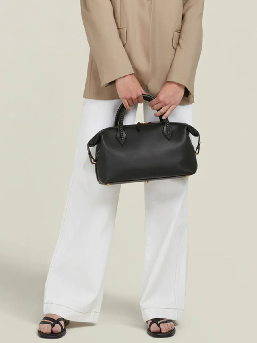 Braided Handle Satchel - Image 3