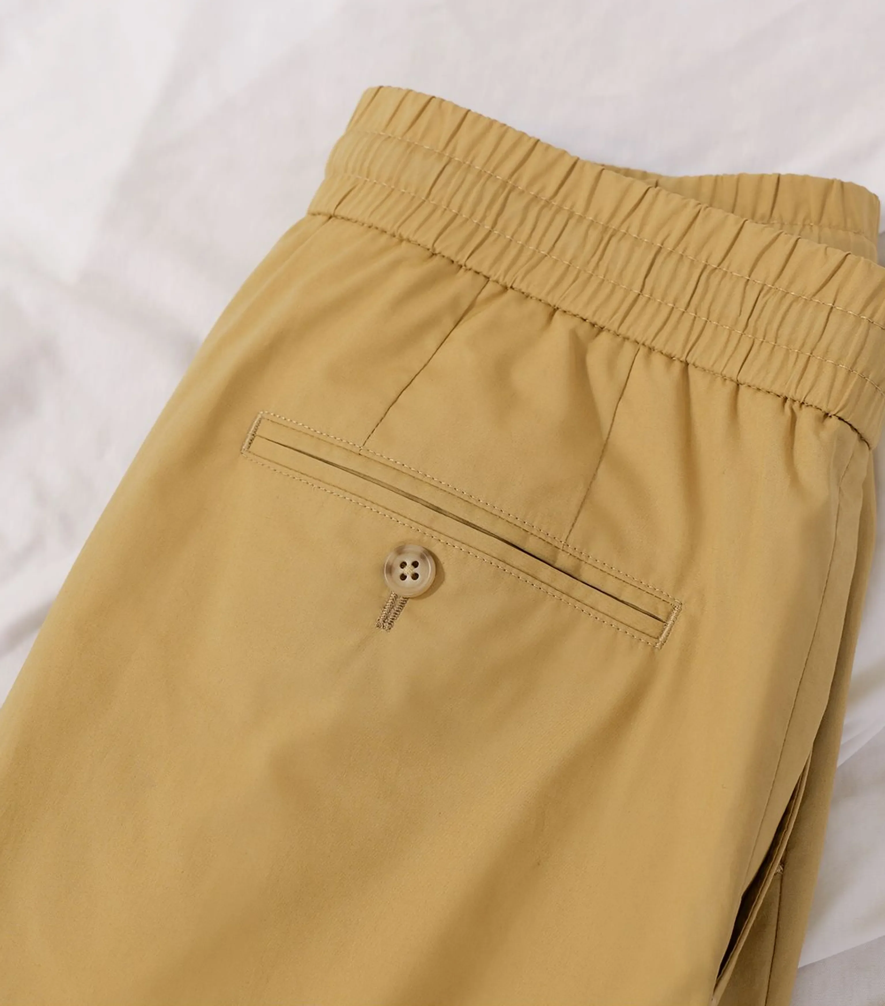 Breathable Cotton Drawstring Straight Shorts - Image 3