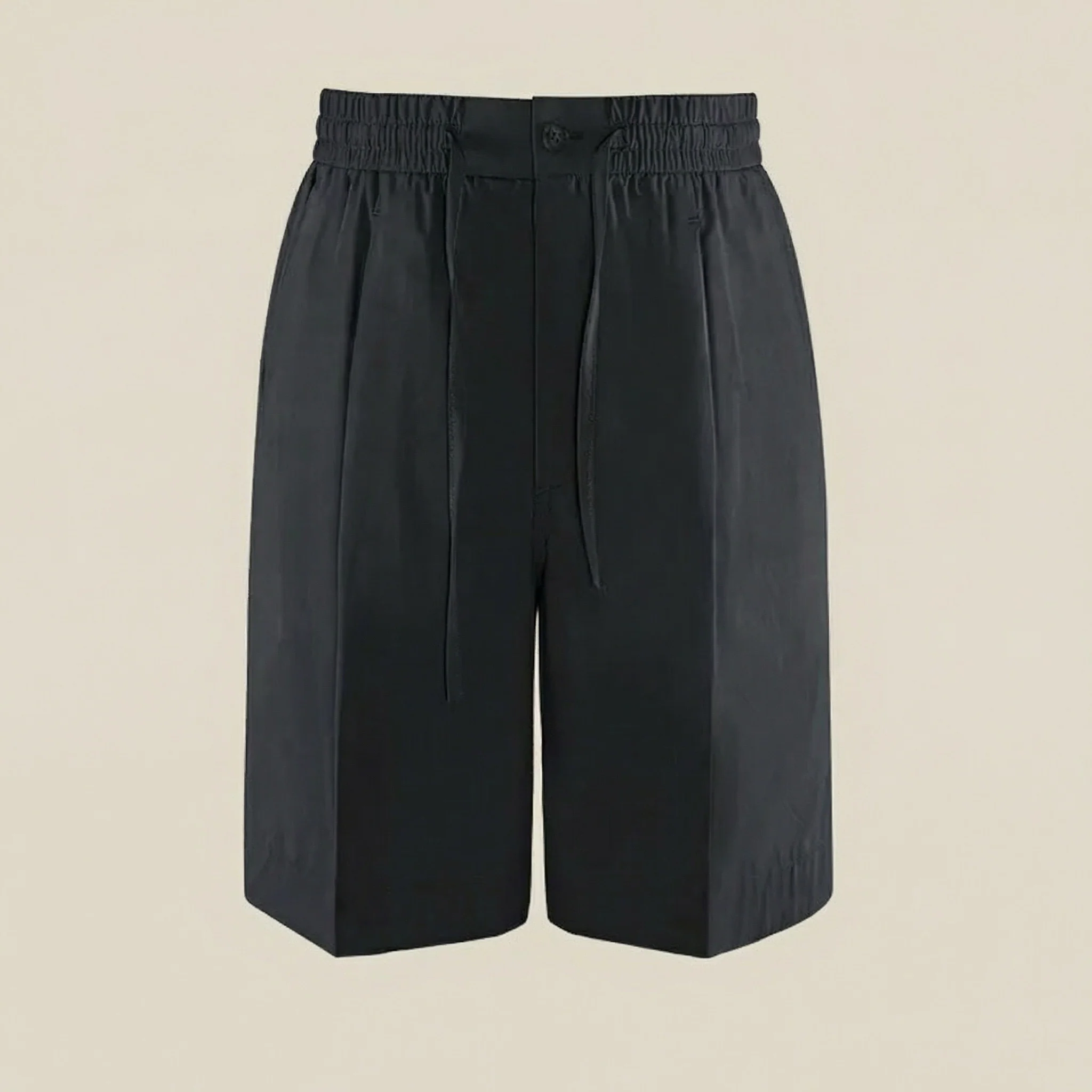 Breathable Cotton Drawstring Straight Shorts - Image 7
