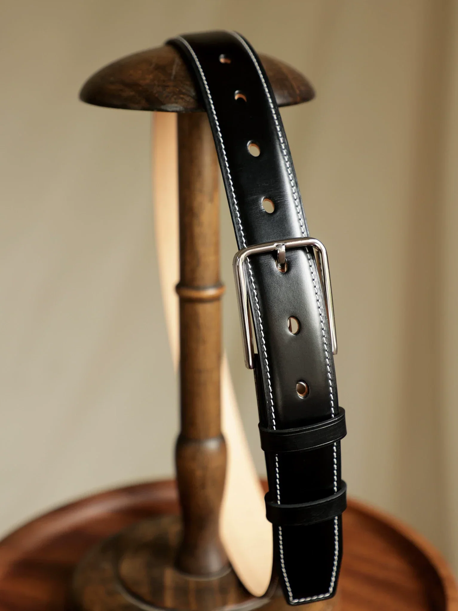 Bridle Leather Dress Belt - Image 2
