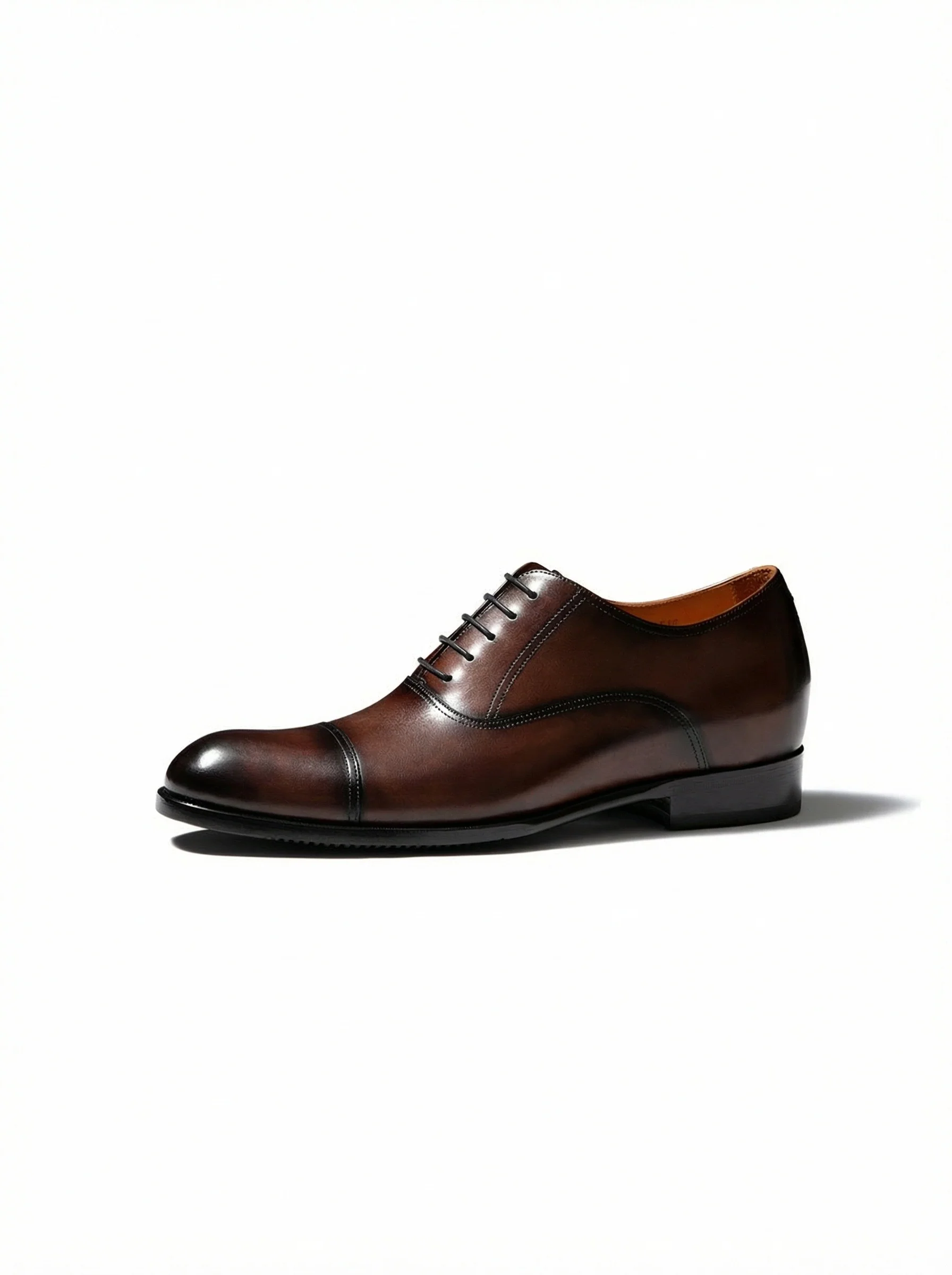 Brown Leather Oxford Shoes - Image 10