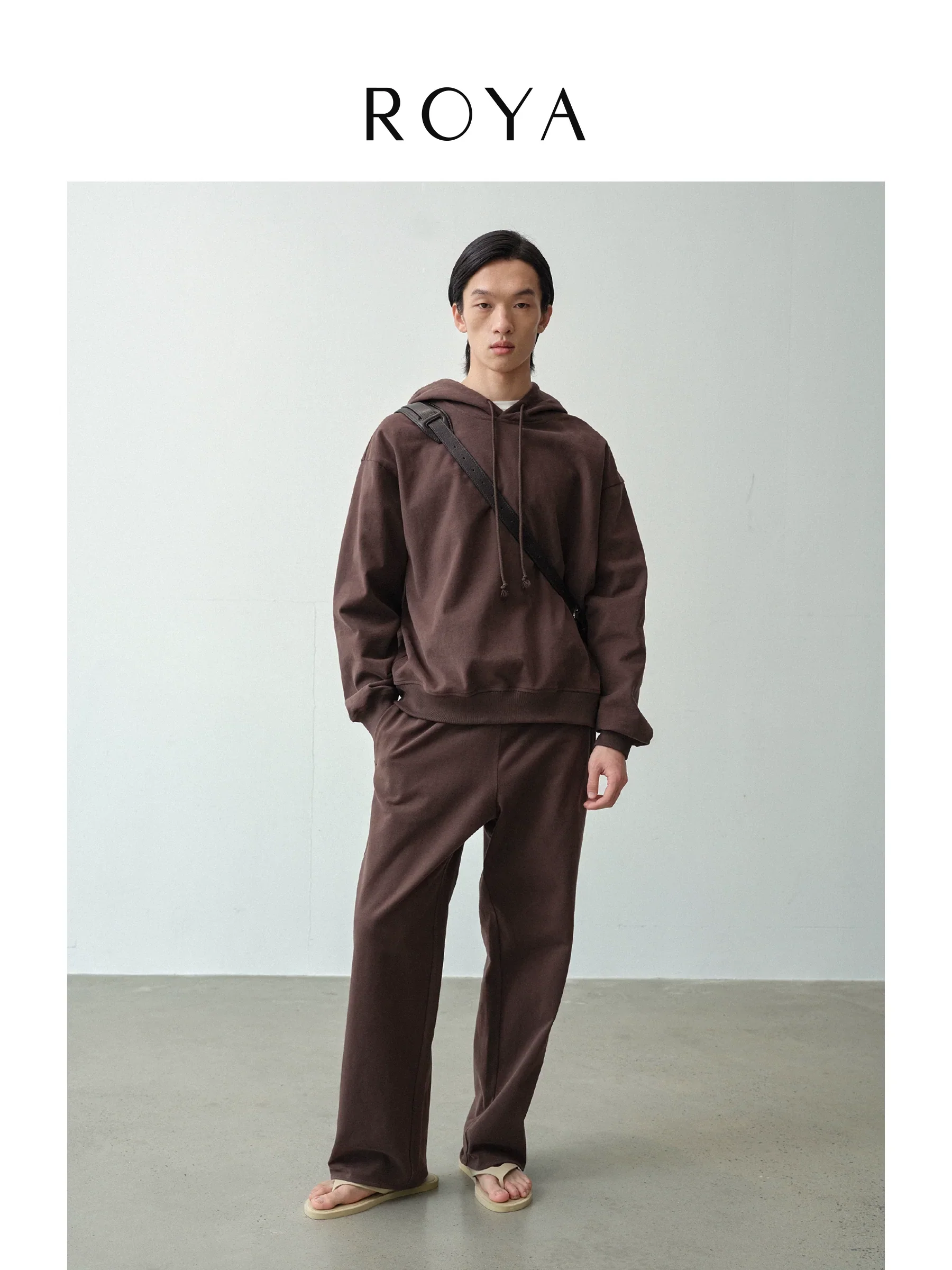 Brushed Cotton Hoodie & Sweatpants Set - Image 2