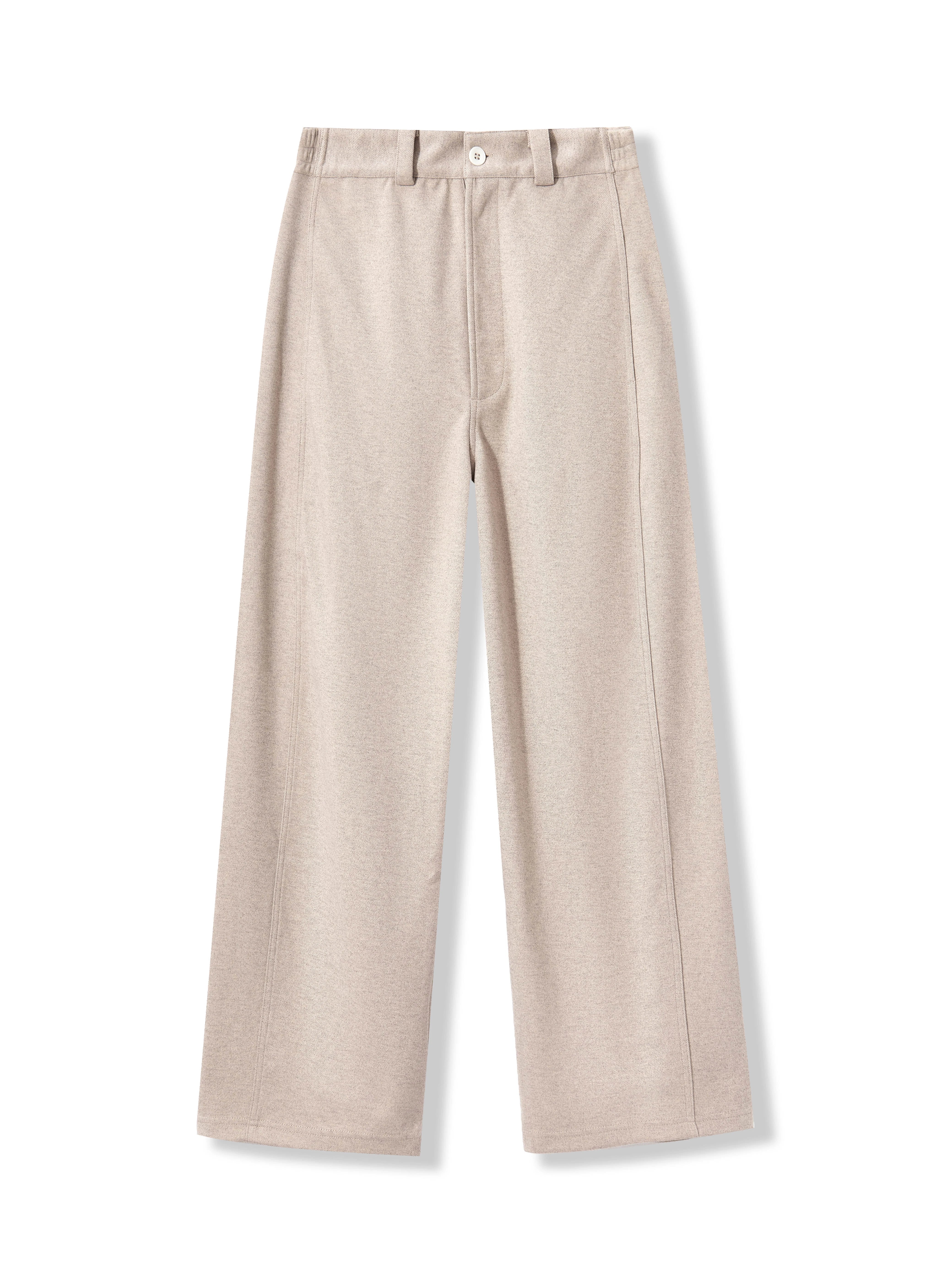 Brushed Curved-Leg Sweatpants - Image 5