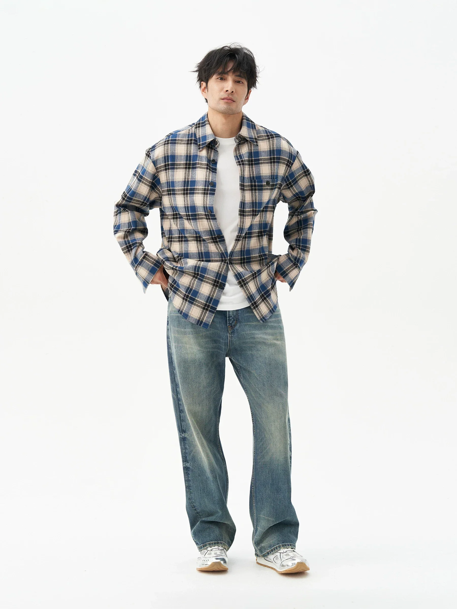 Brushed Plaid Shirt - Image 3