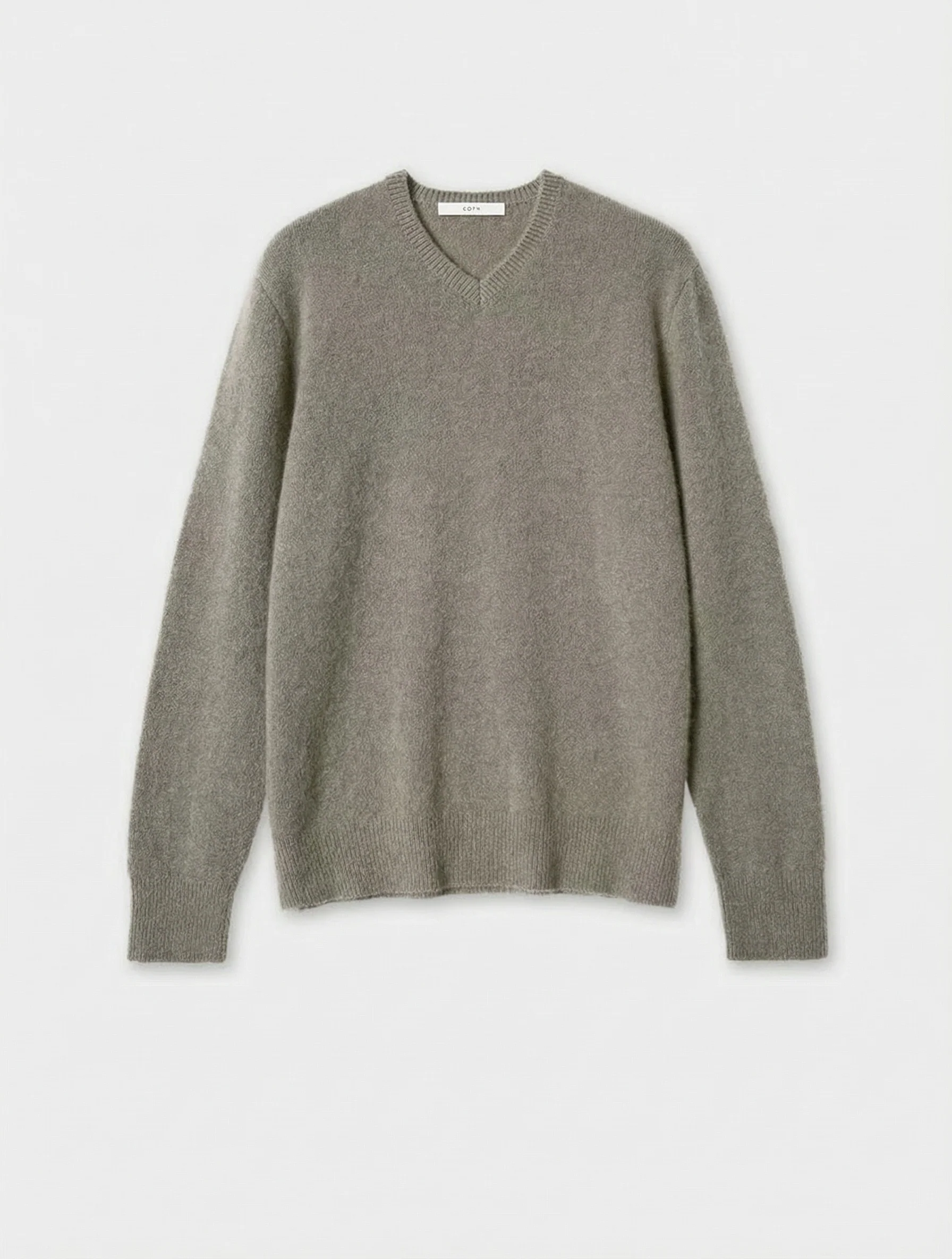 Brushed V-Neck Sweater - Image 9