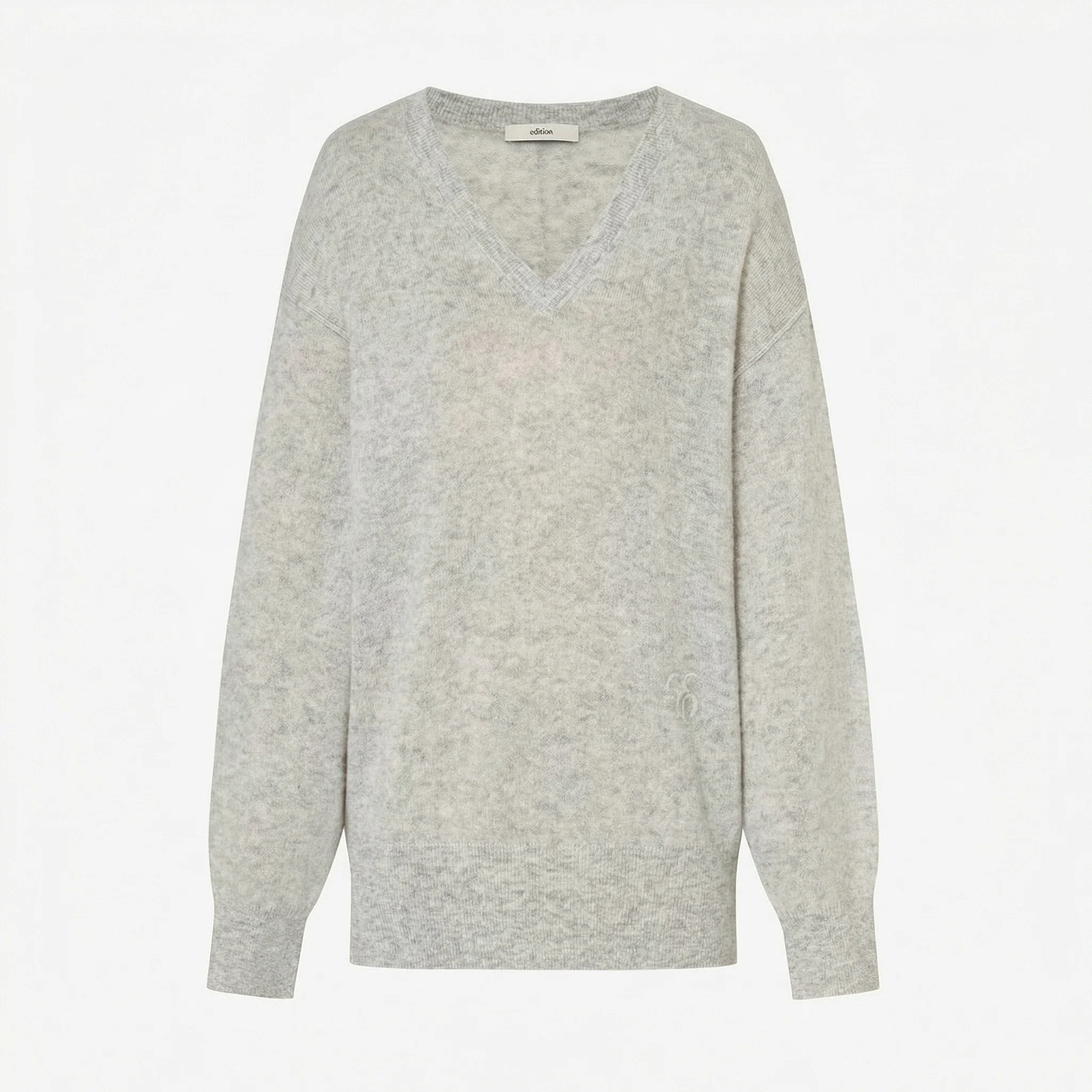 Brushed V-Neck Sweater - Image 7