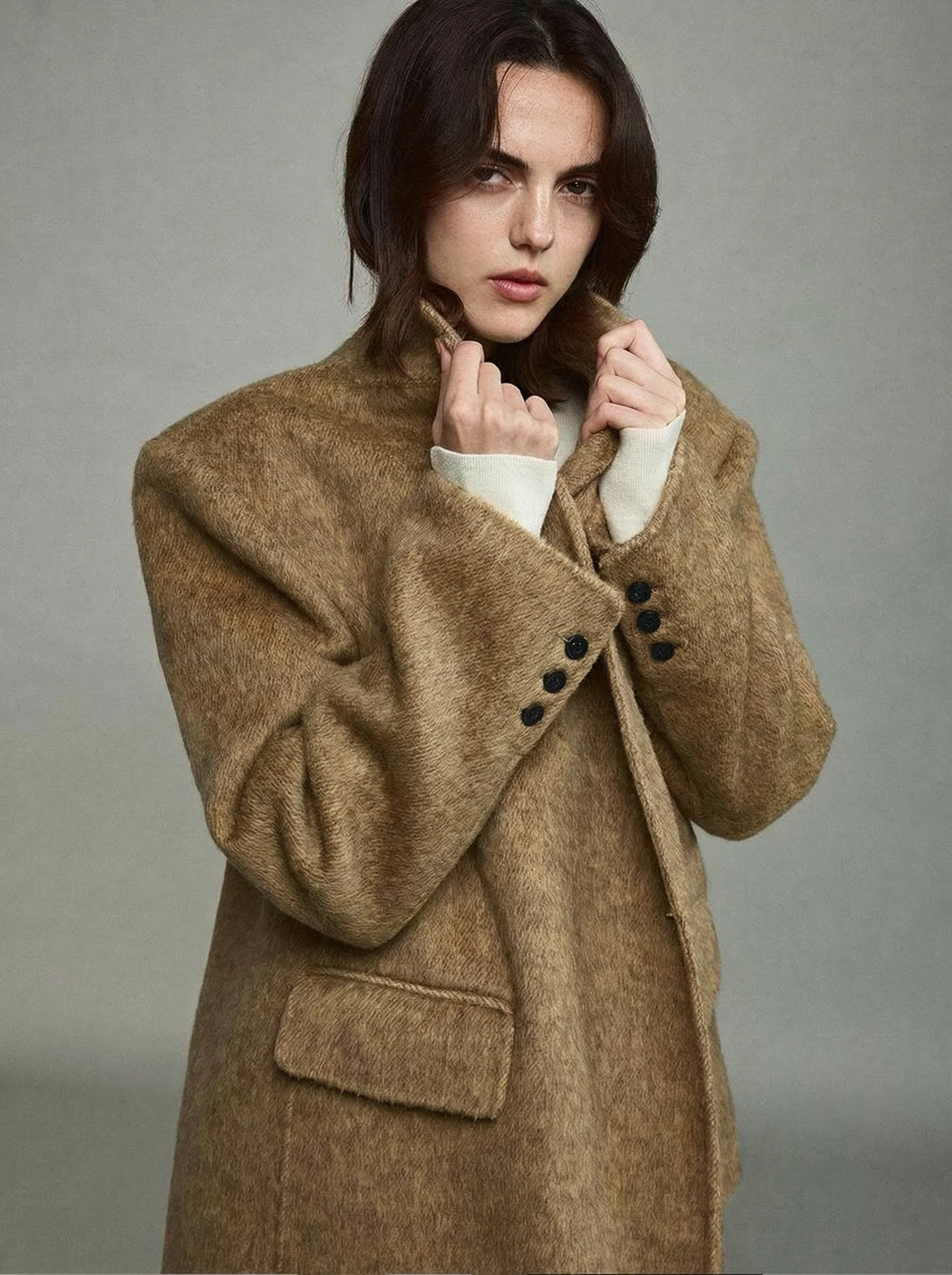 Brushed Wool Blazer - Image 3