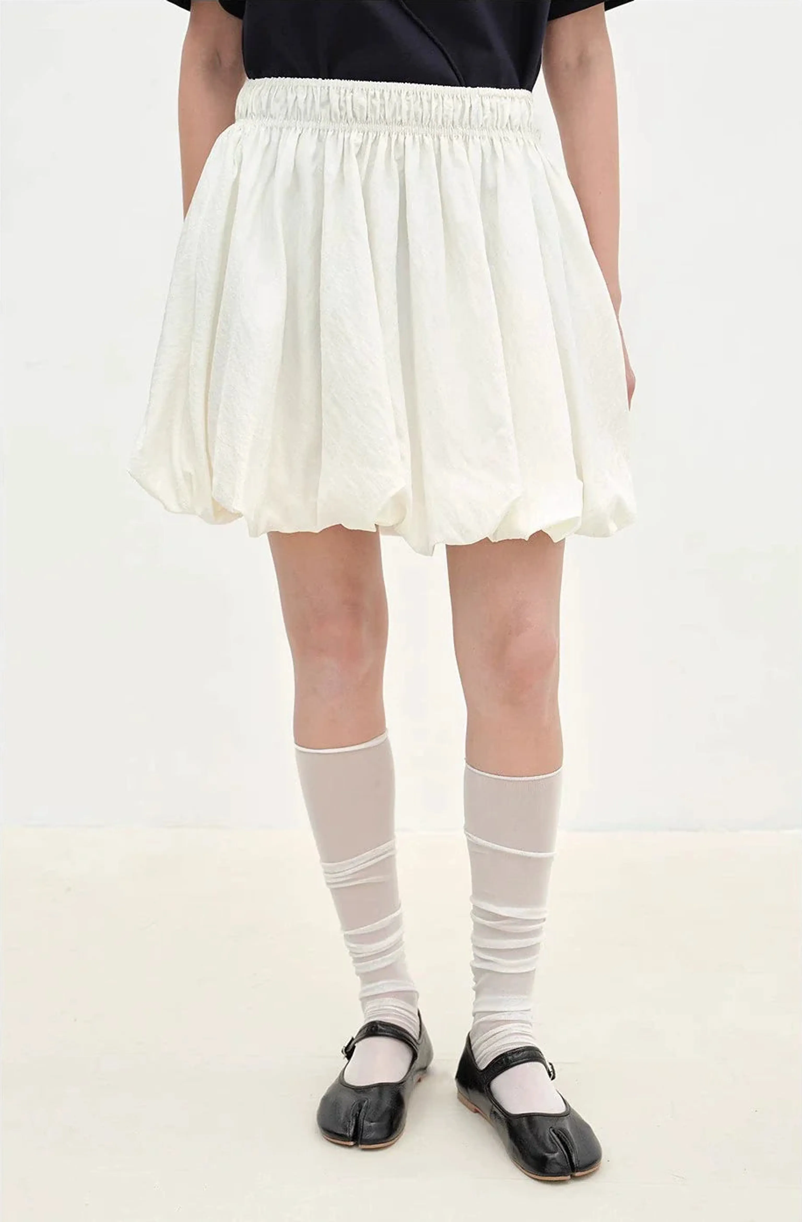Bubble Hem Mini Skirt - Image 4