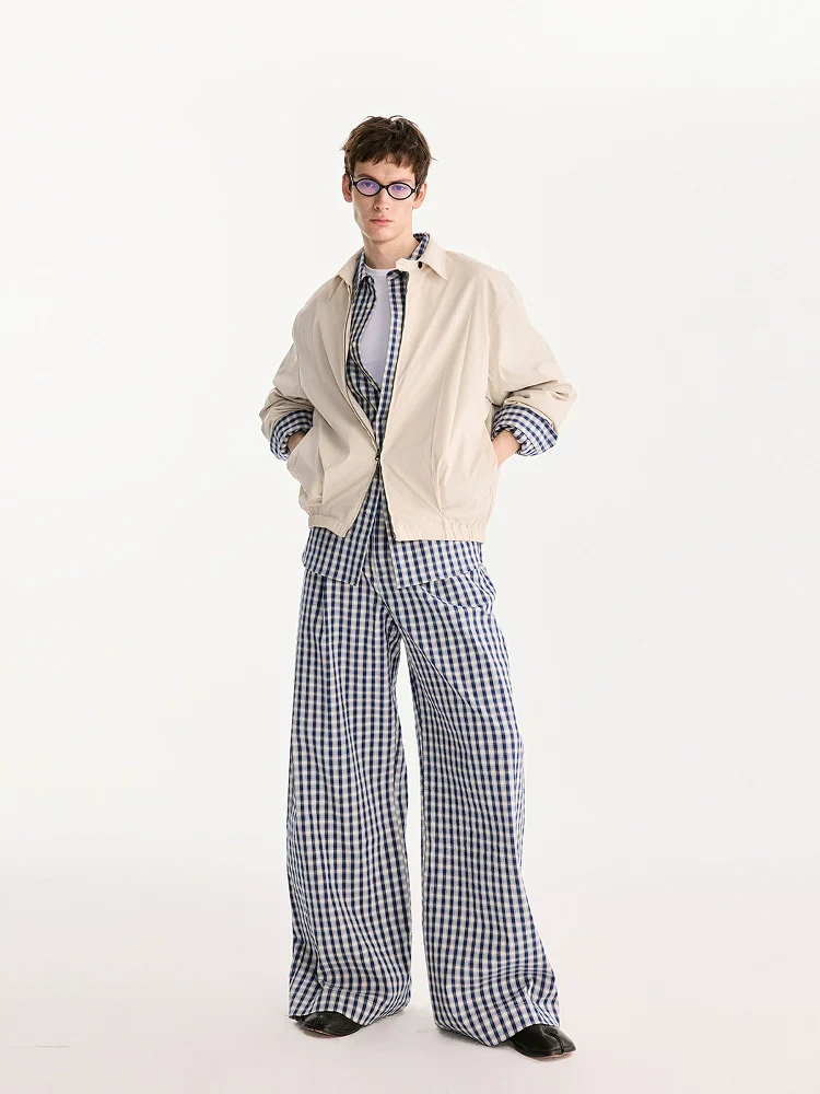 Bubble Plaid Relaxed Two-Piece Set - Image 2