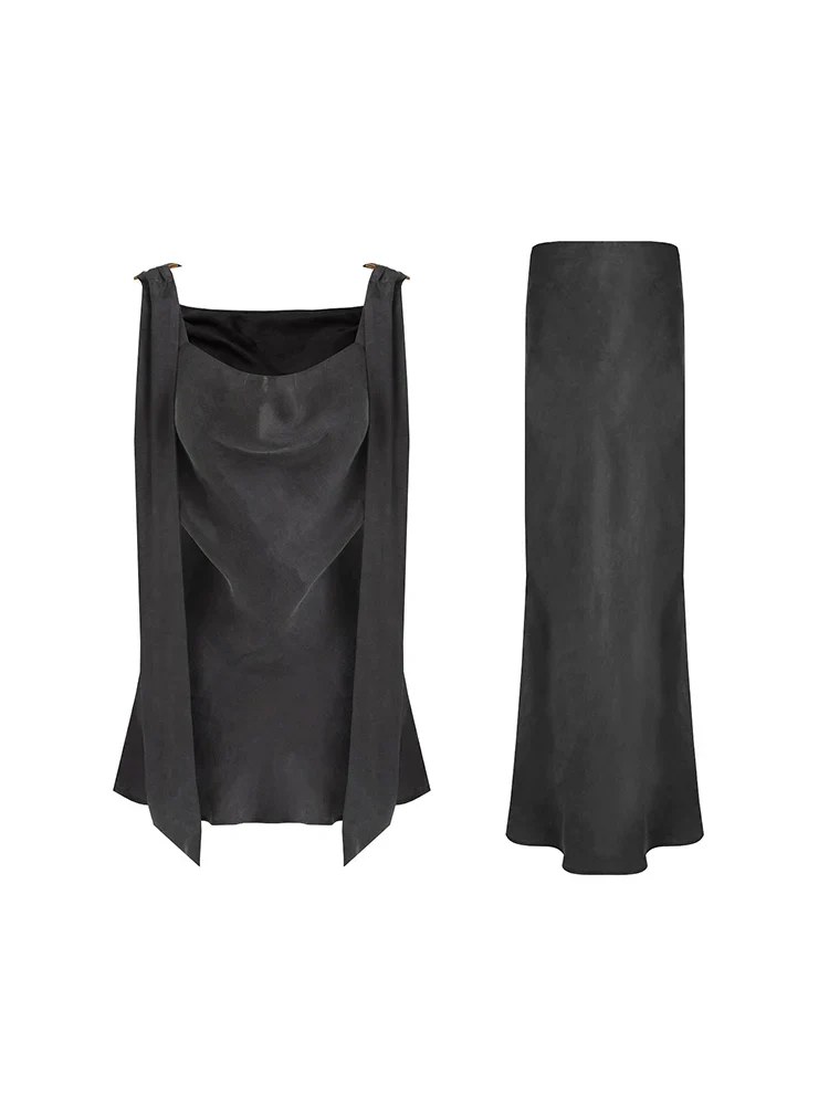 Buckle Ribbon Draped Set - Image 4