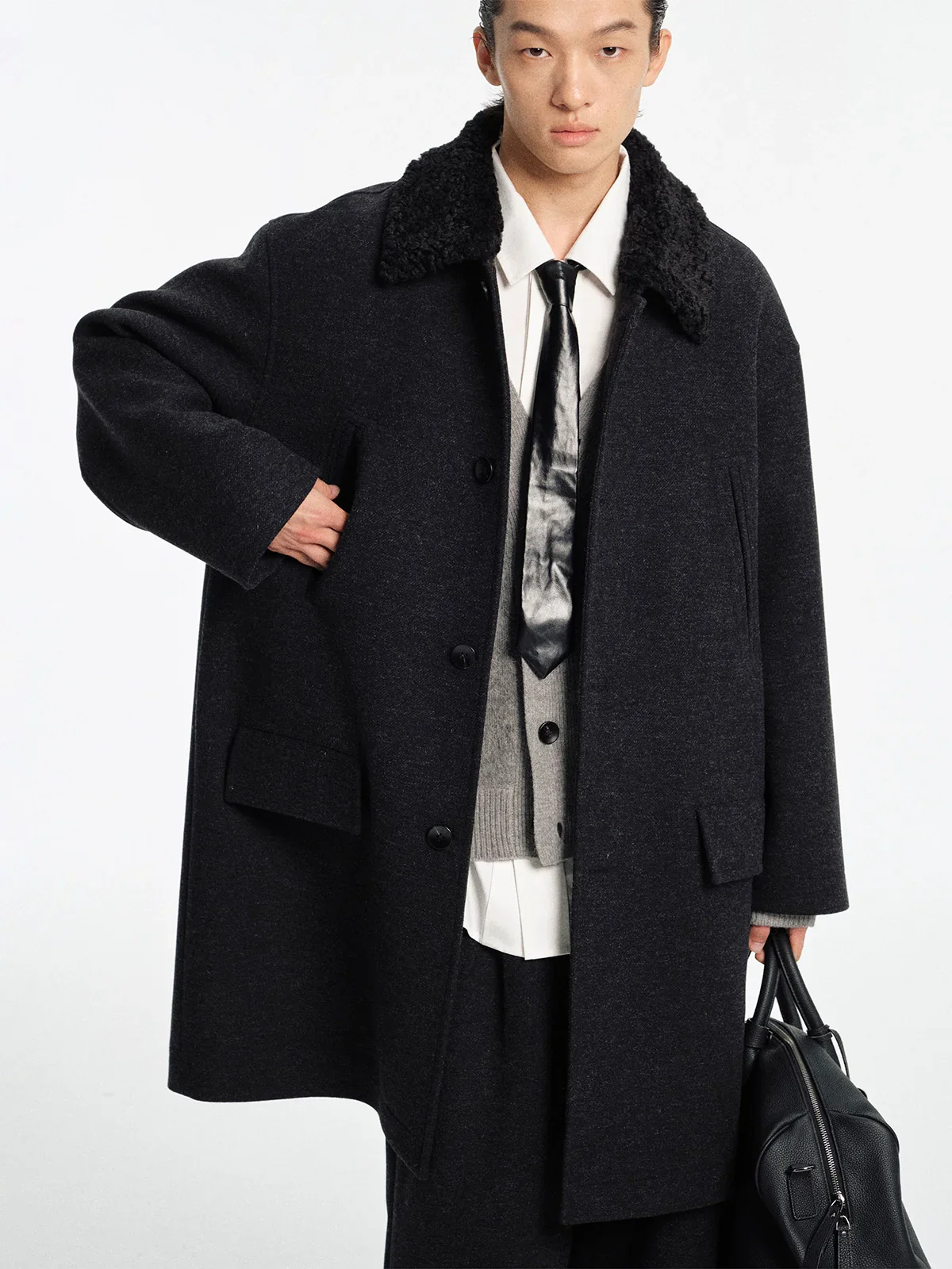 Buffalo Check Wool-Blend Coat - Image 5