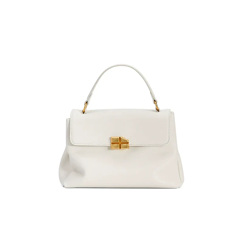 Burgundy Cowhide Handbag - Image 3