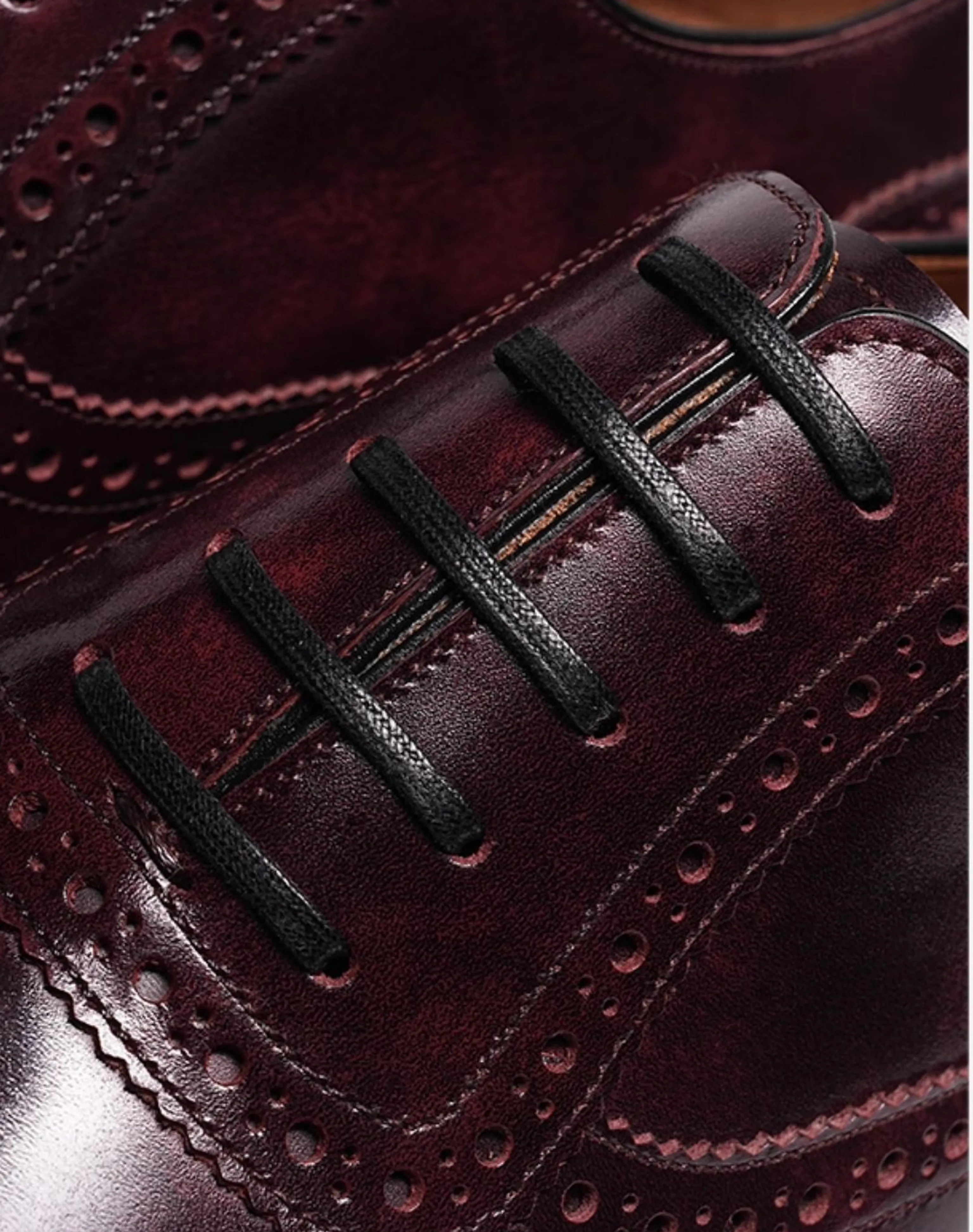 Burgundy Museum-Calf Cap-Toe Oxford - Image 4