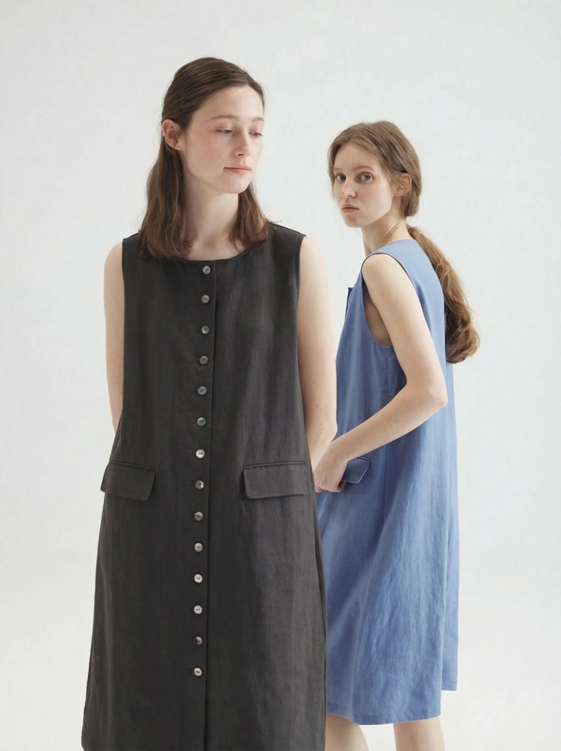 Button Front Shift Dress - Image 4