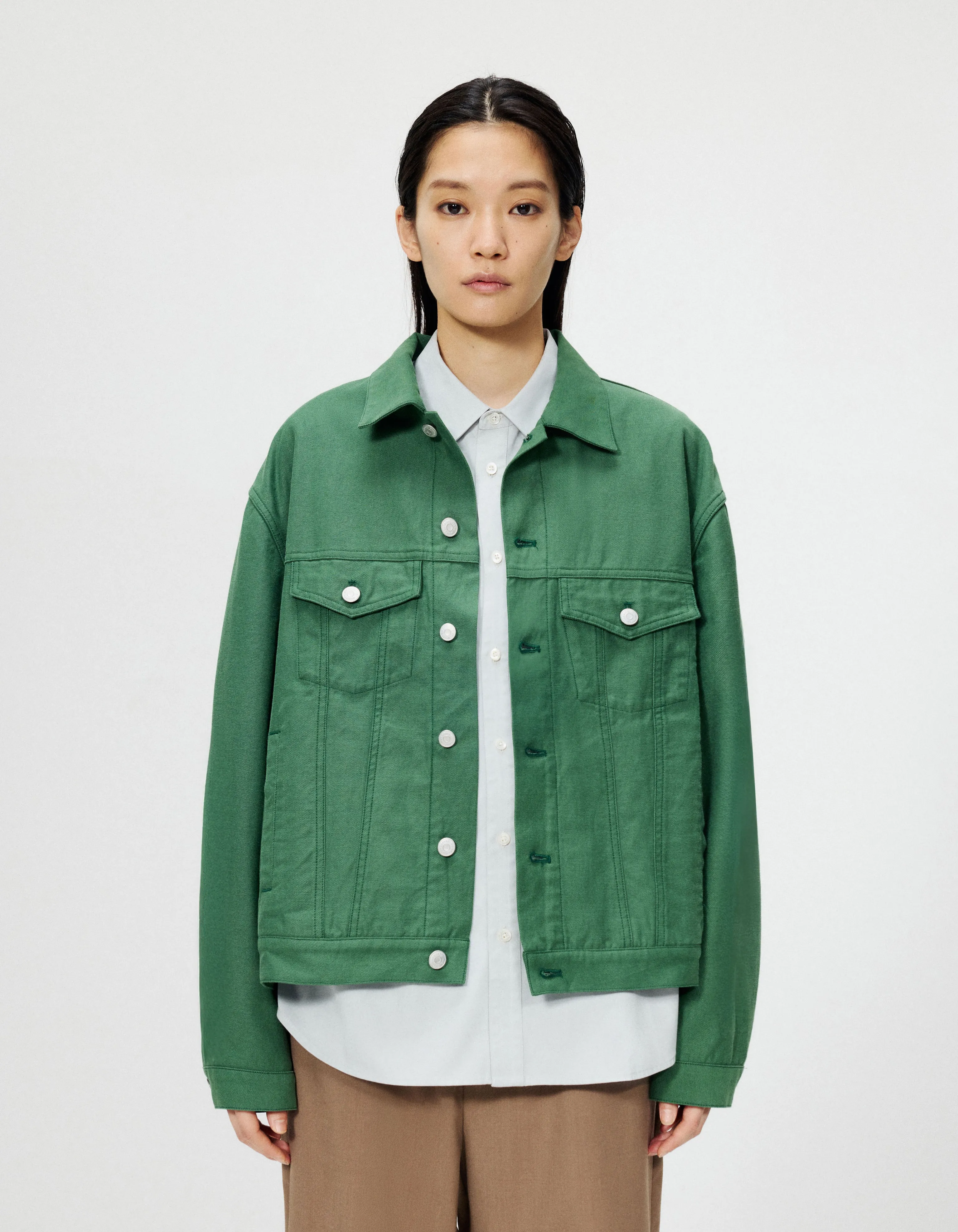 Button Trucker Jacket - Image 4