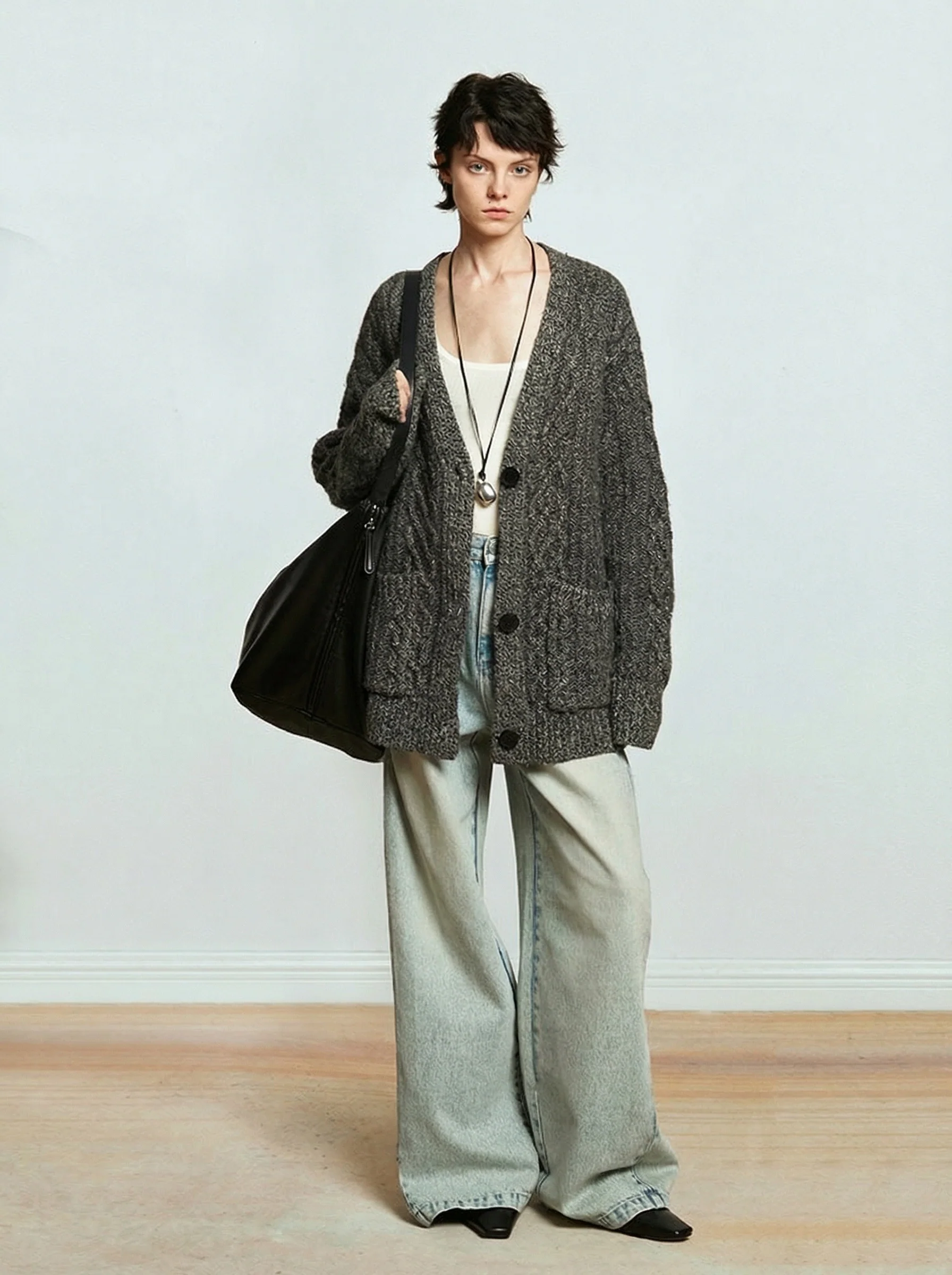Cable Knit Cardigan - Image 4