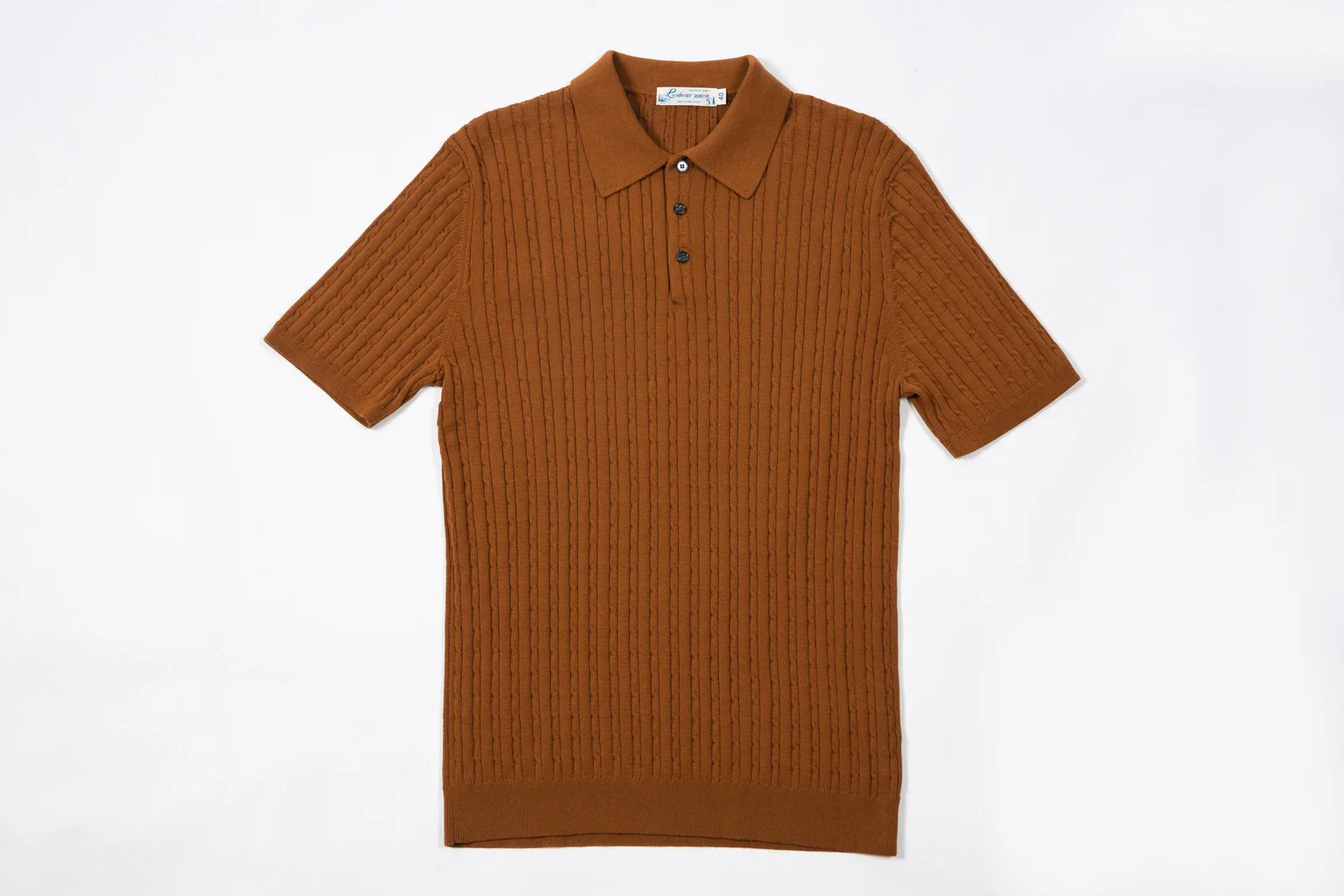 Cable-Knit Cotton Polo - Image 5