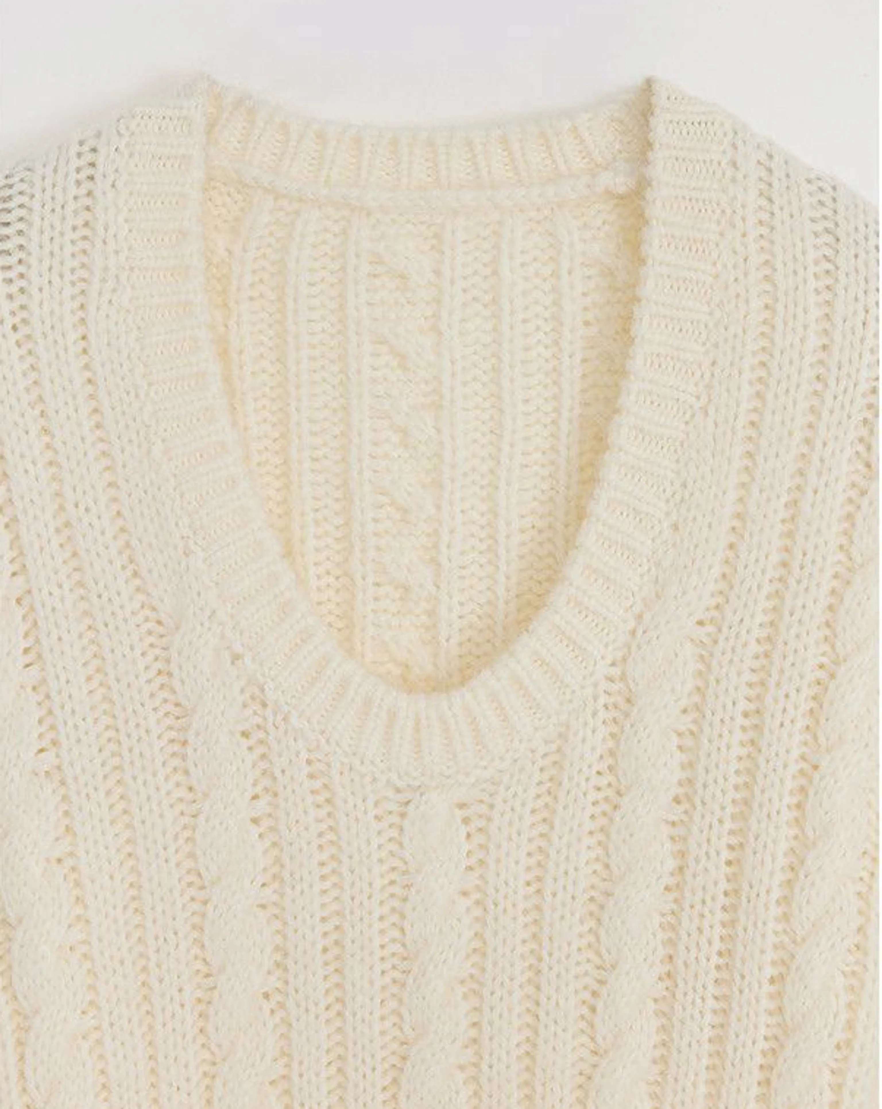 Cable Knit Midi Dress - Image 4
