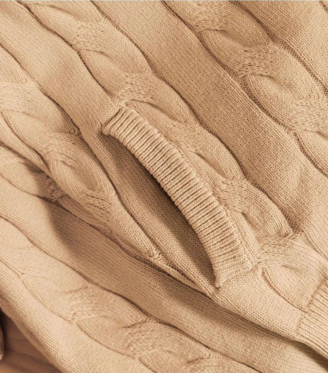 Cable-Knit Zip-Up Cardigan - Image 12